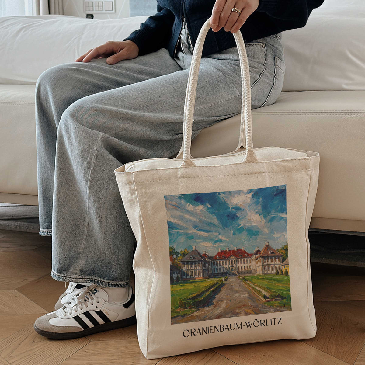 oranienbaum-wörlitz-sachsen-anhalt-deutschland-einkaufstasche-oil-painting-oelgemaelde