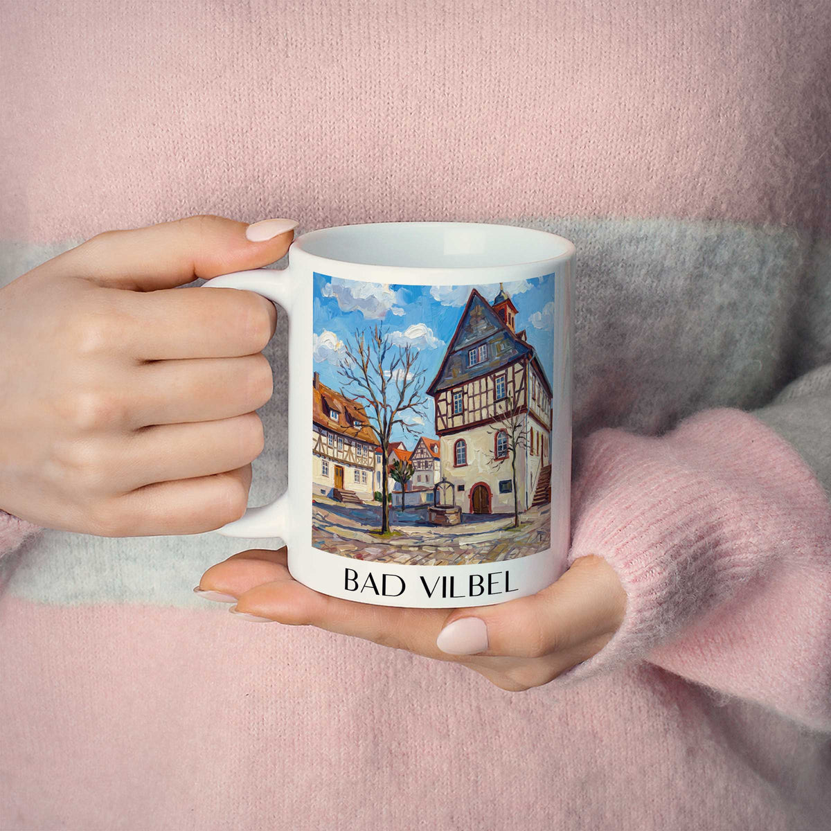 bad-vilbel-wetterau-deutschland-kaffeebecher-oil-painting-oelgemaelde