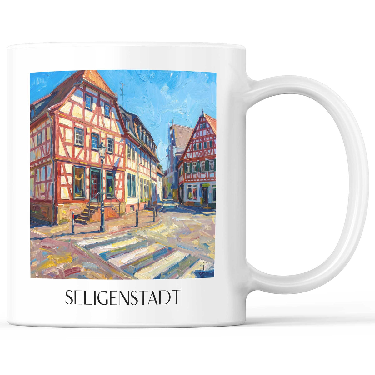 seligenstadt-untermain-deutschland-kaffeebecher-oil-painting-oelgemaelde
