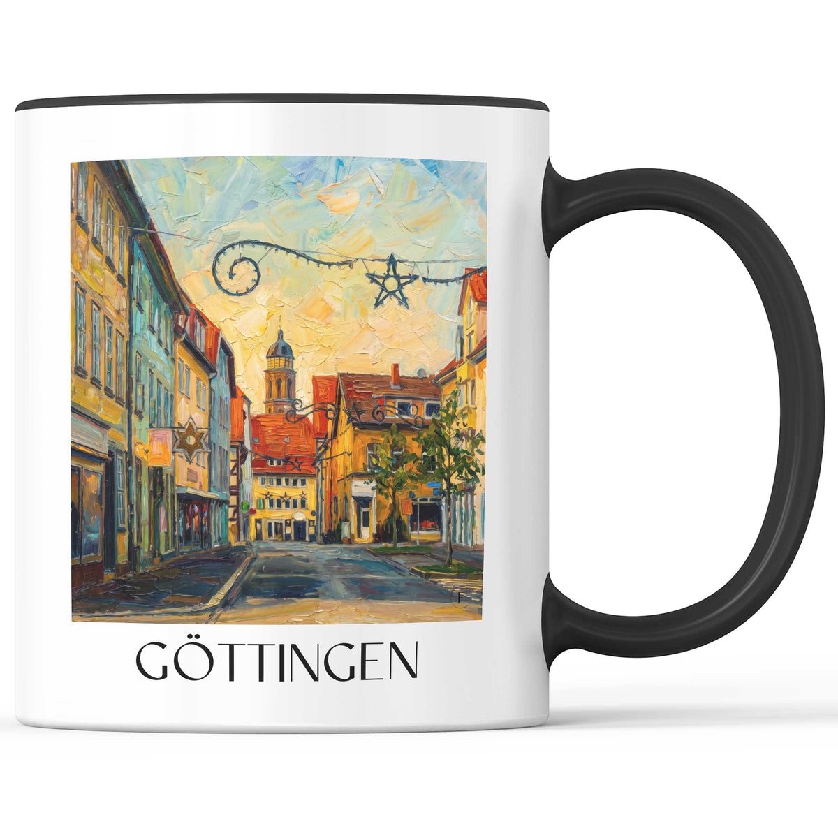 göttingen-südniedersachsen-deutschland-kaffeebecher-oil-painting-oelgemaelde