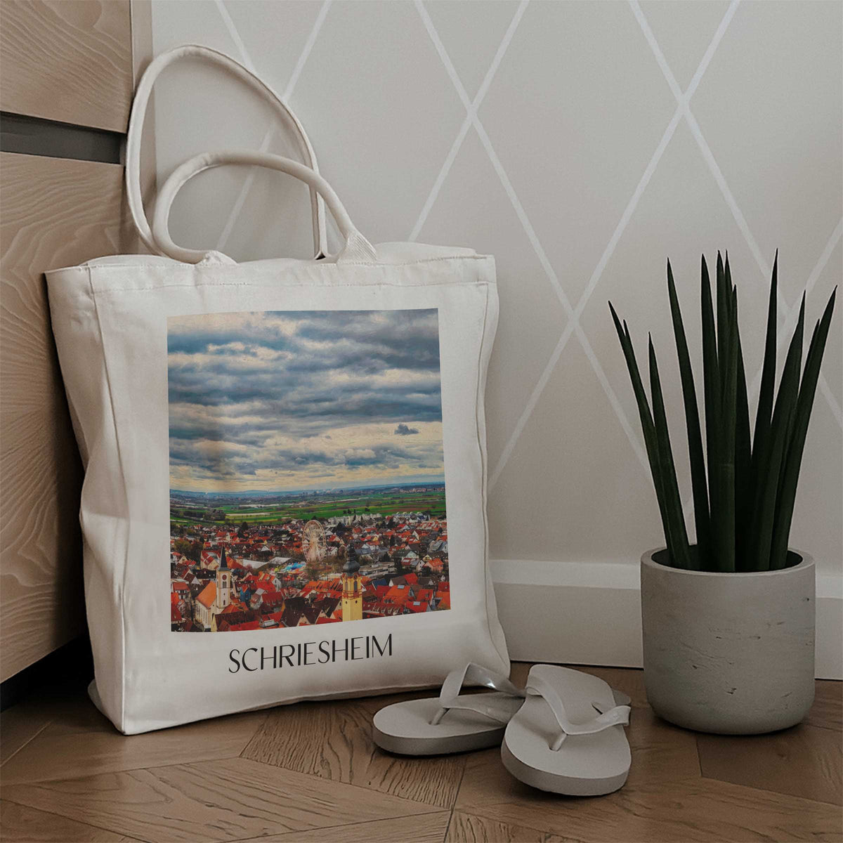 schriesheim-baden-württemberg-deutschland-einkaufstasche-oil-painting-oelgemaelde