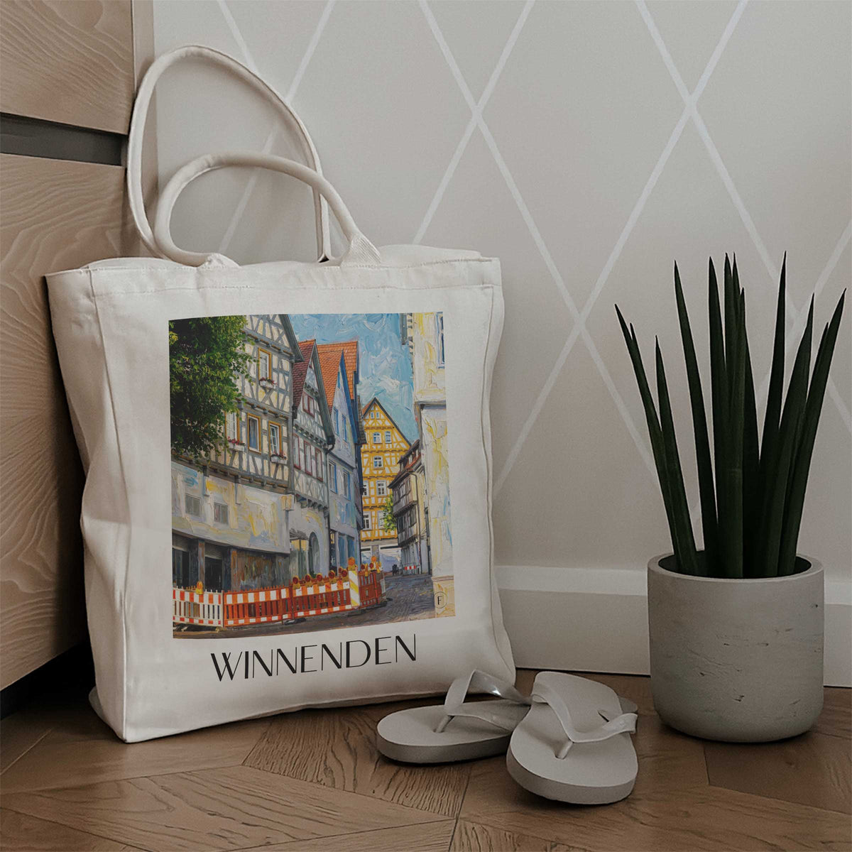 winnenden-baden-württemberg-deutschland-einkaufstasche-oil-painting-oelgemaelde