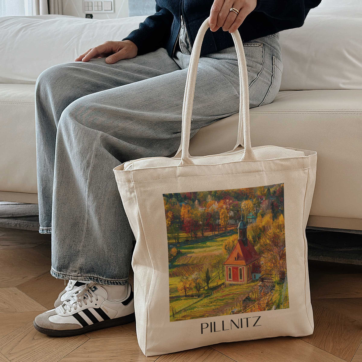 pillnitz-elbtal-deutschland-einkaufstasche-oil-painting-oelgemaelde