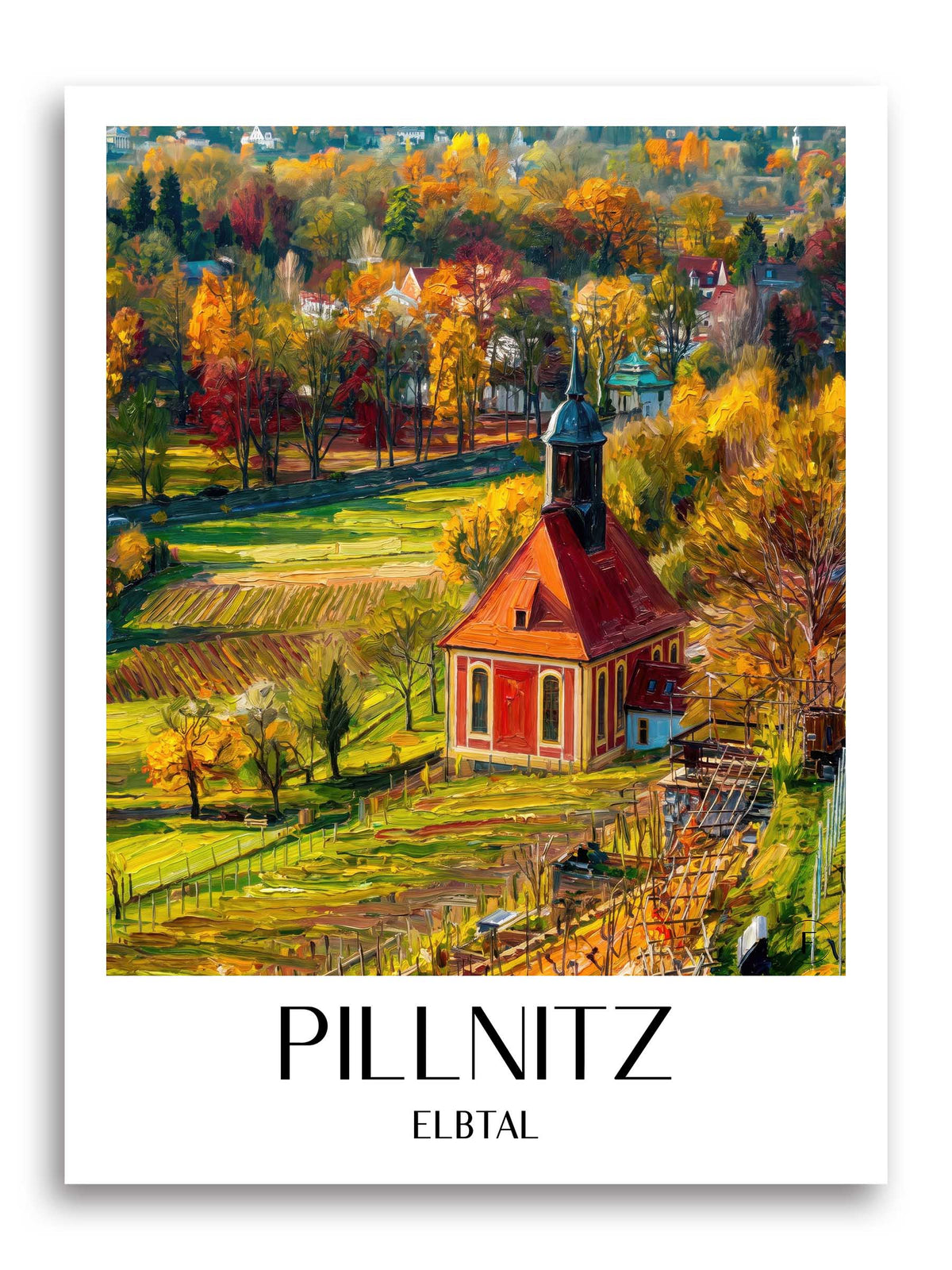 pillnitz-elbtal-deutschland-poster-oil-painting-oelgemaelde