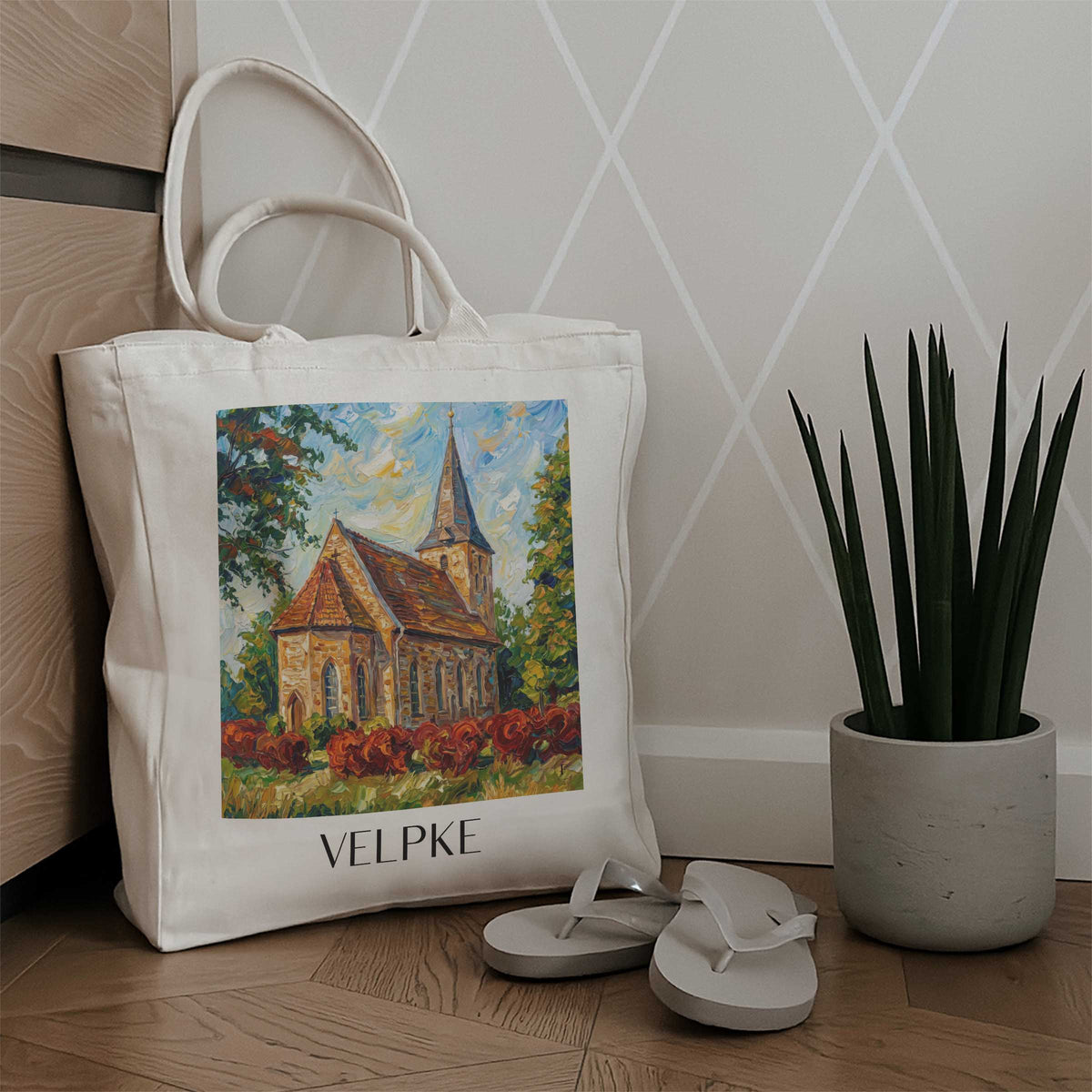 velpke-ostniedersachsen-deutschland-einkaufstasche-oil-painting-oelgemaelde