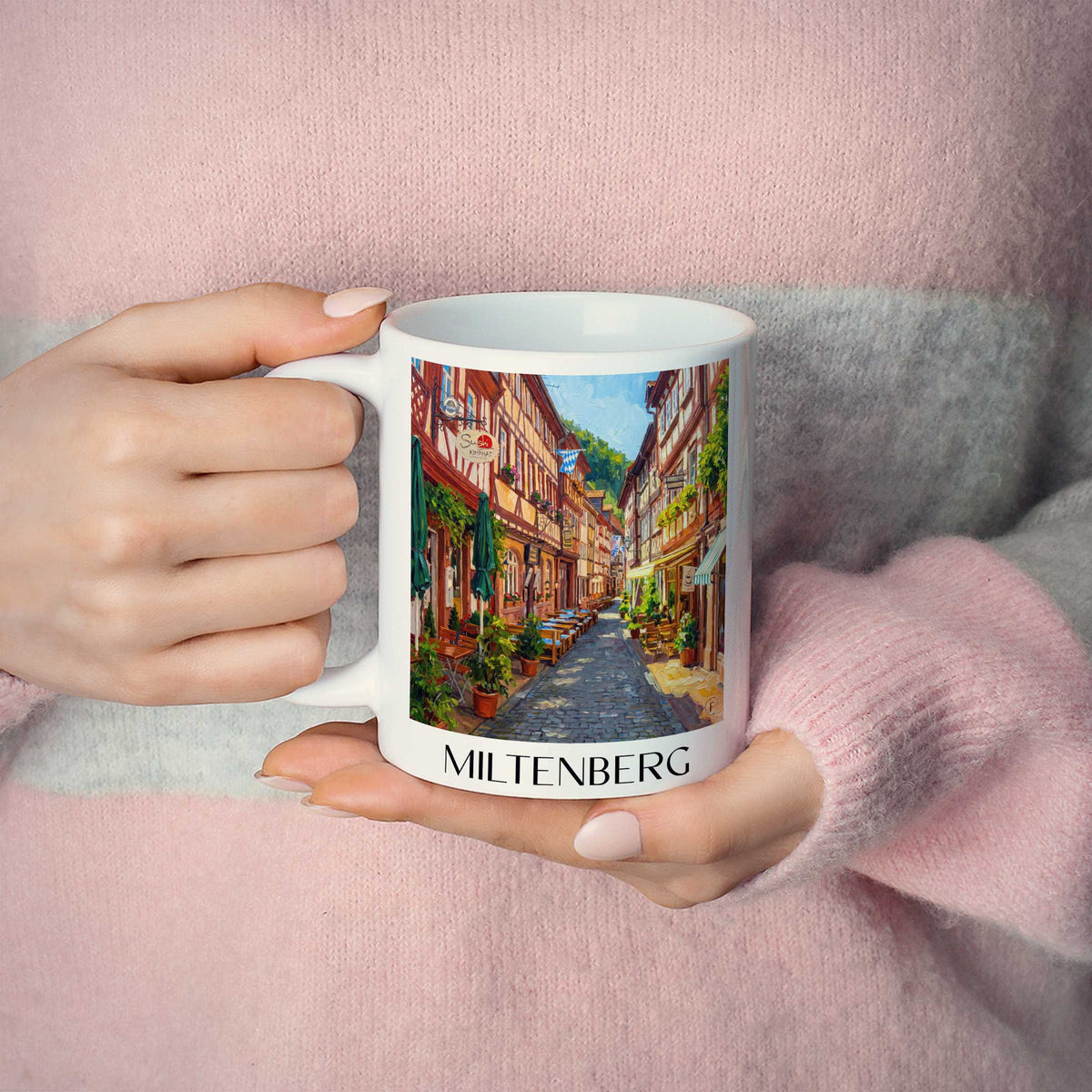miltenberg-spessart-deutschland-kaffeebecher-oil-painting-oelgemaelde
