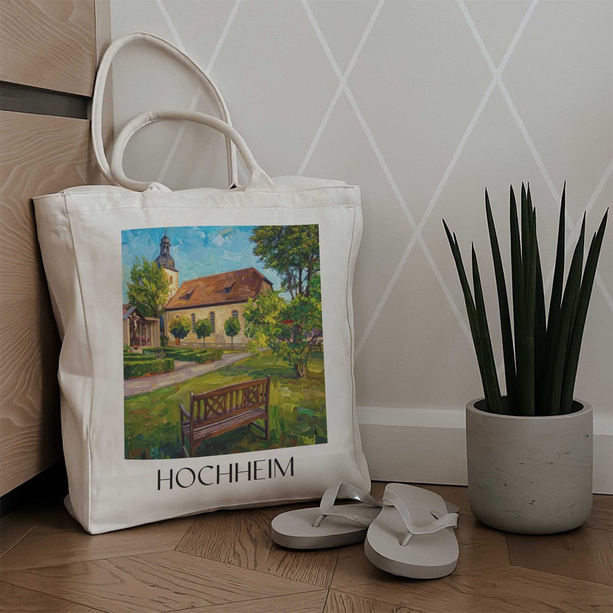 hochheim-erfurt-deutschland-einkaufstasche-oil-painting-oelgemaelde
