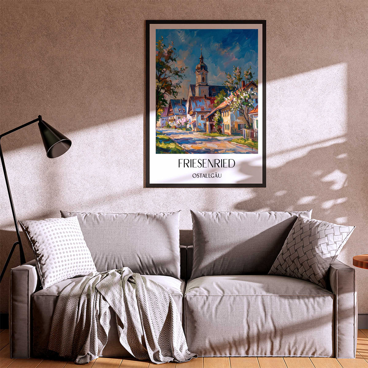 friesenried-ostallgäu-deutschland-poster-oil-painting-oelgemaelde