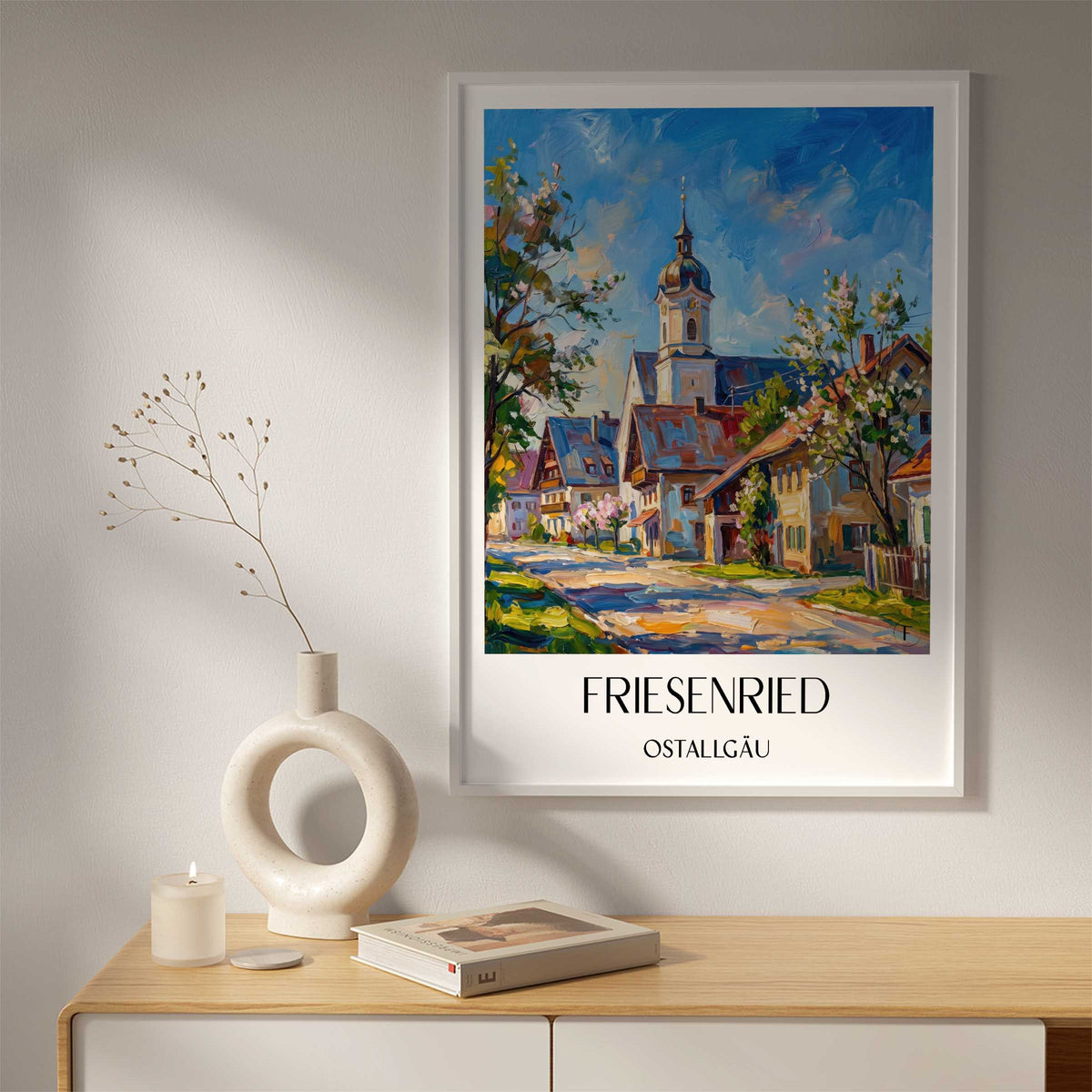 friesenried-ostallgäu-deutschland-poster-oil-painting-oelgemaelde