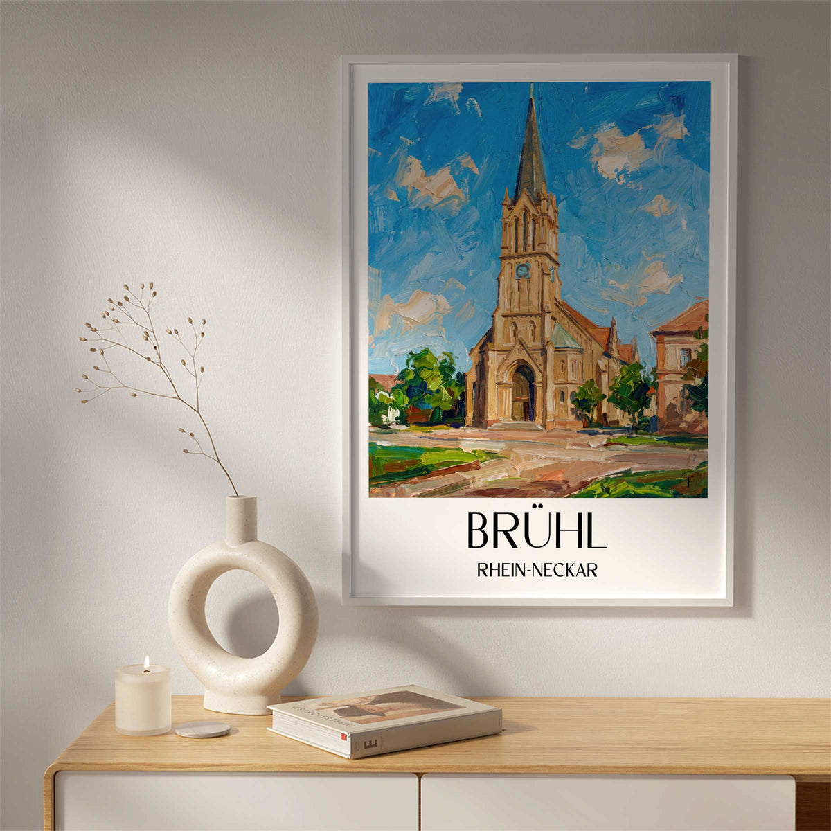 brühl-rhein-neckar-deutschland-poster-oil-painting-oelgemaelde