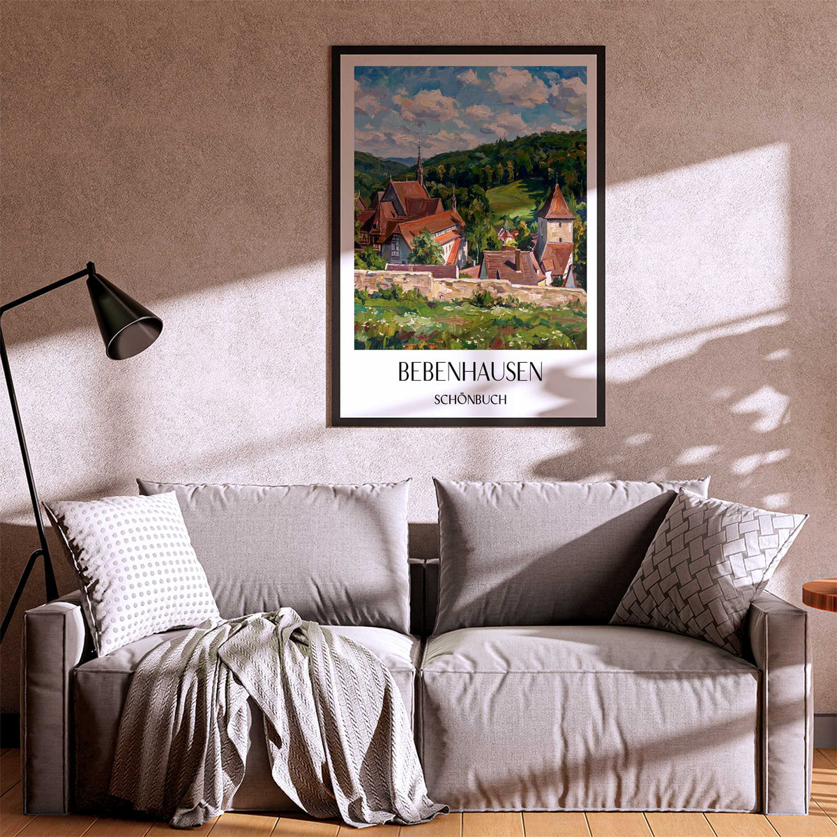 bebenhausen-schönbuch-deutschland-poster-oil-painting-oelgemaelde