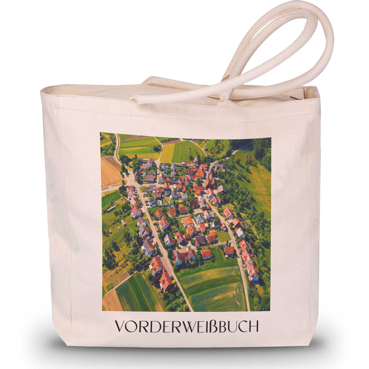 Vorderweißbuch Shopping Tasche - Baden-Württemberg - Deutschland Tote Bag - Einkaufstasche im Ölgemälde Stil - favplace