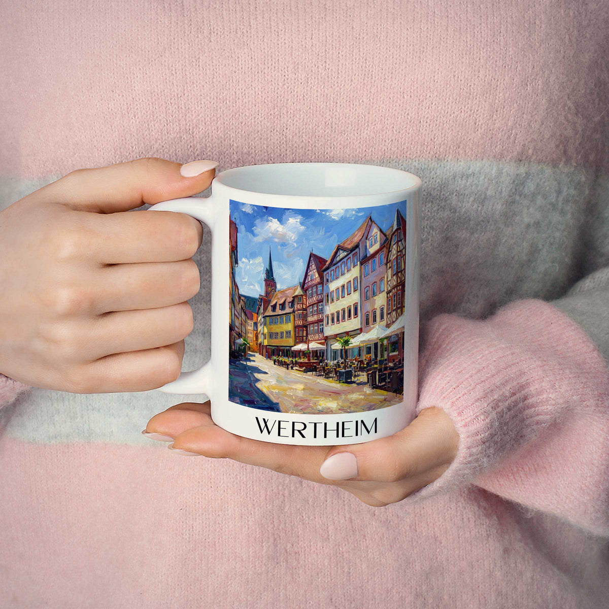 wertheim-taubertal-deutschland-kaffeebecher-oil-painting-oelgemaelde