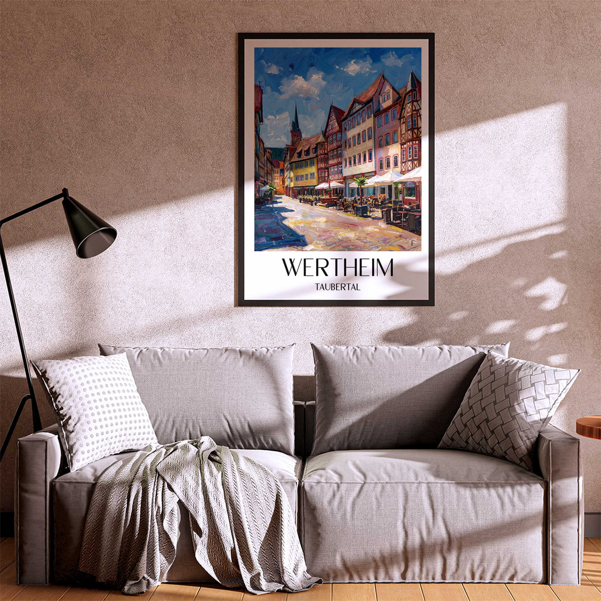 wertheim-taubertal-deutschland-poster-oil-painting-oelgemaelde