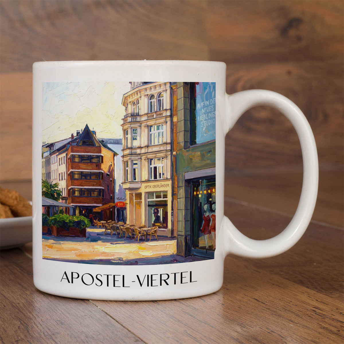 apostel-viertel-köln-deutschland-kaffeebecher-oil-painting-oelgemaelde