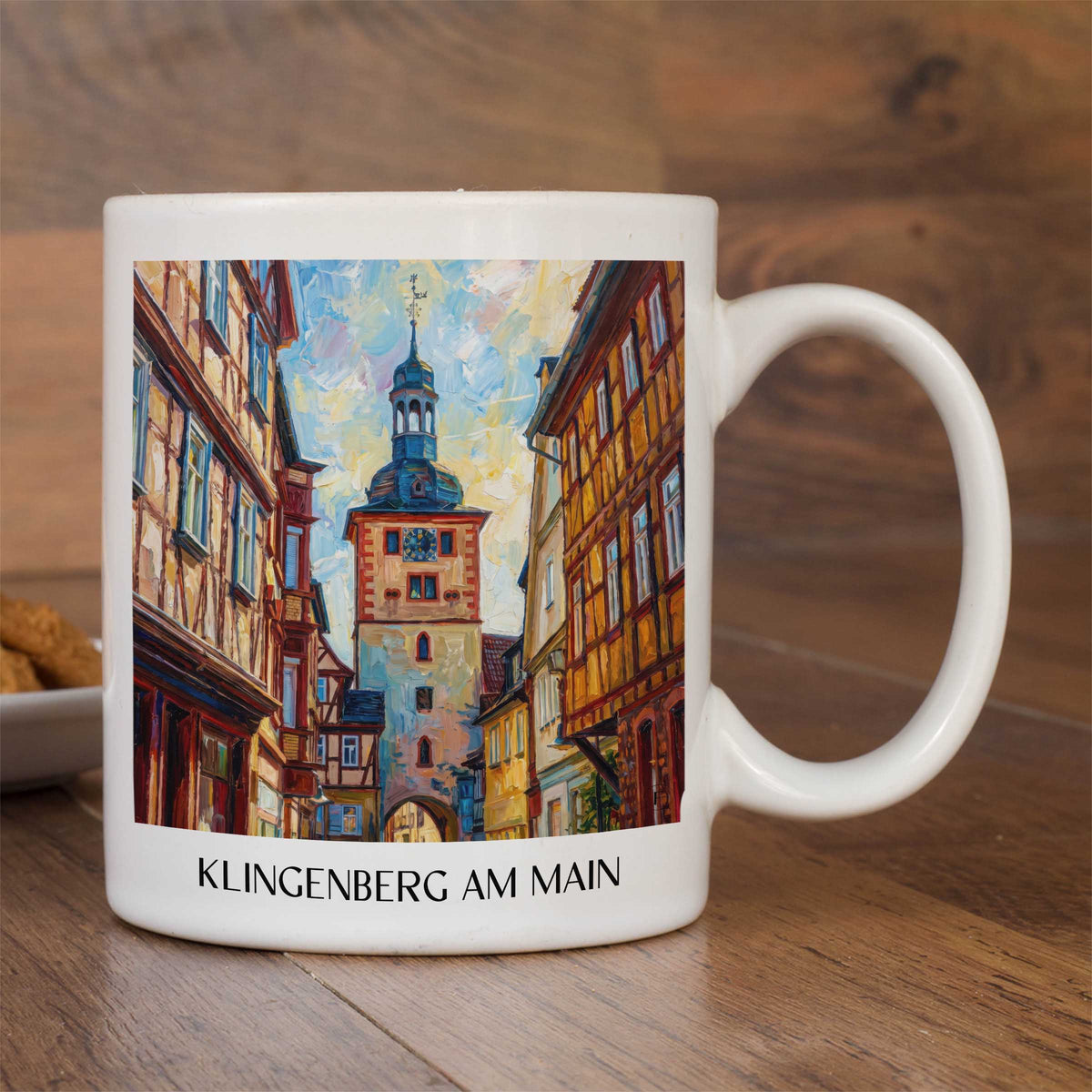klingenberg-am-main-spessart-deutschland-kaffeebecher-oil-painting-oelgemaelde