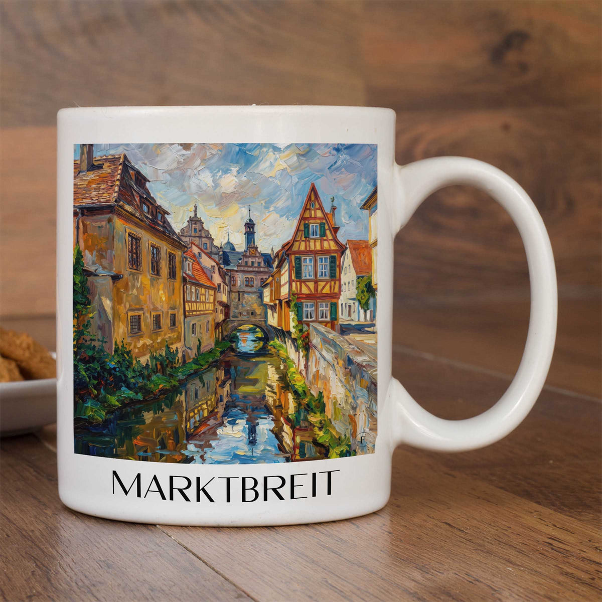 marktbreit-mainfranken-deutschland-kaffeebecher-oil-painting-oelgemaelde