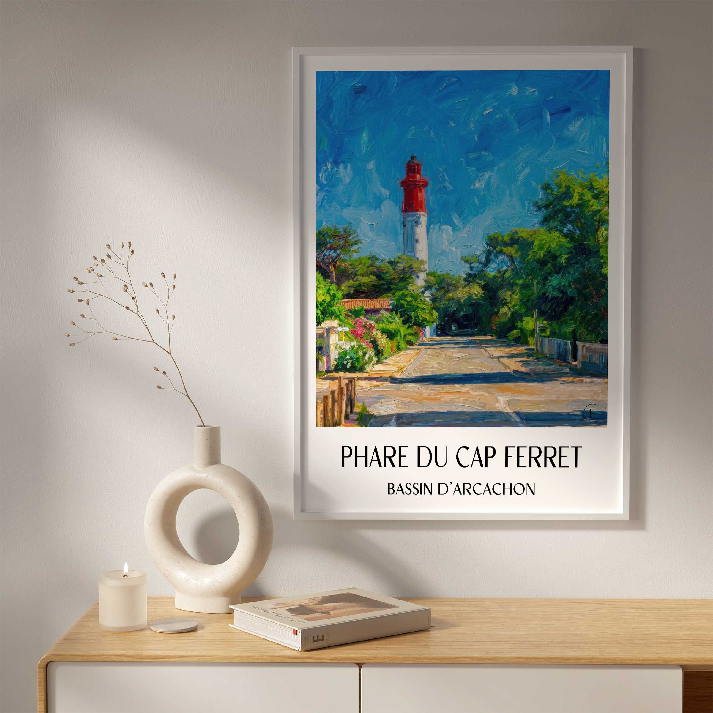 phare-du-cap-ferret-bassin-d'arcachon-frankreich-poster-oil-painting-oelgemaelde