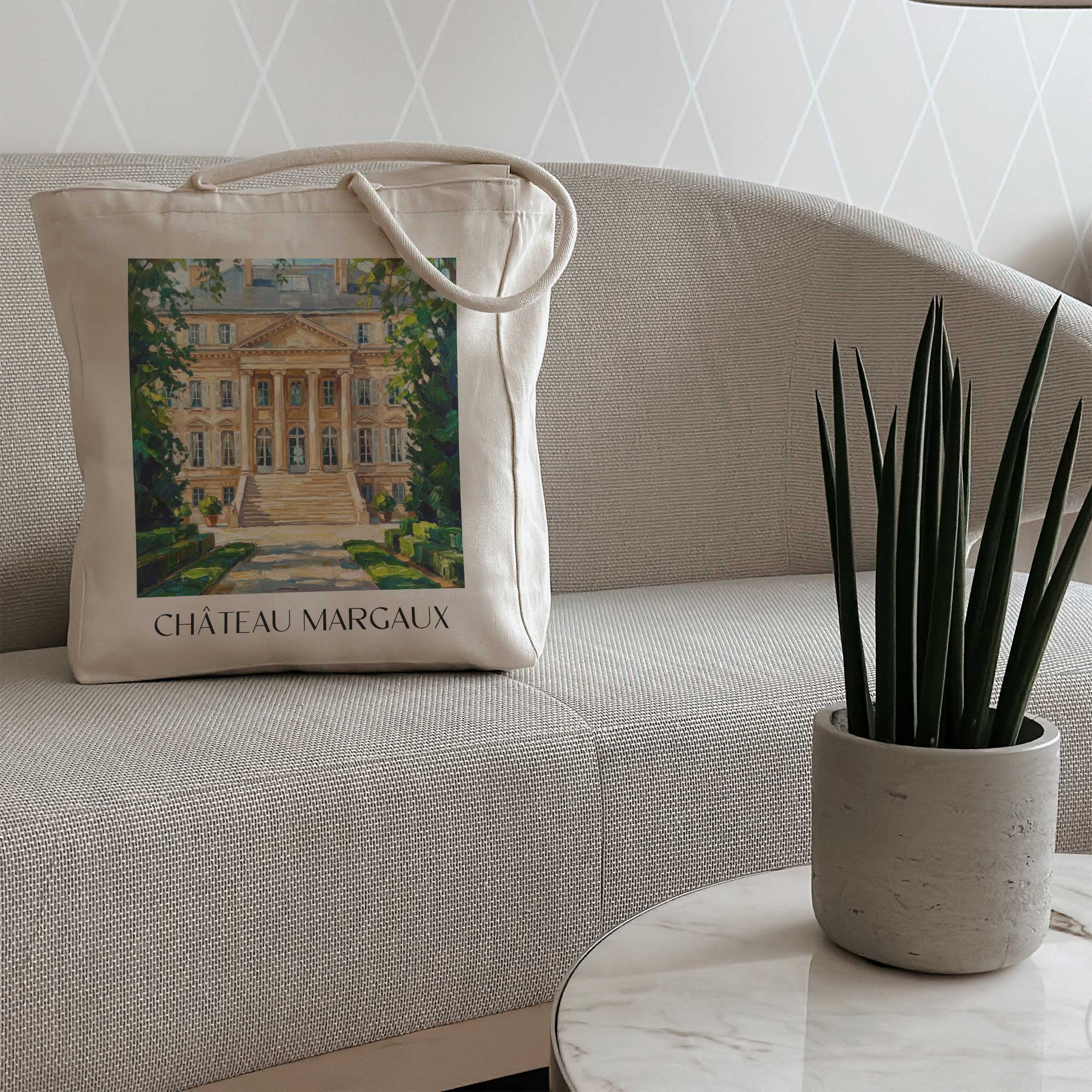 château-margaux-médoc-frankreich-einkaufstasche-oil-painting-oelgemaelde