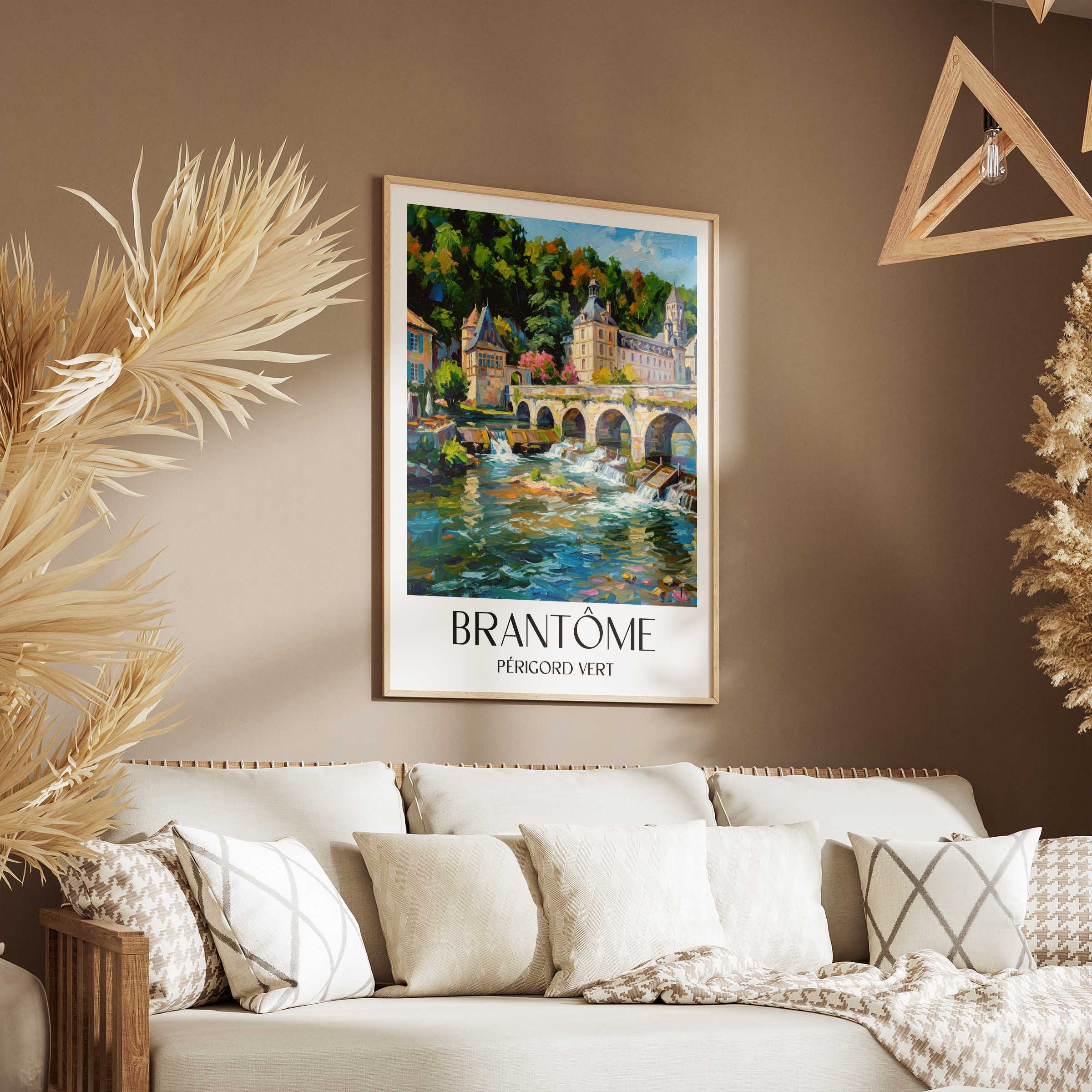 brantôme-périgord-vert-frankreich-poster-oil-painting-oelgemaelde