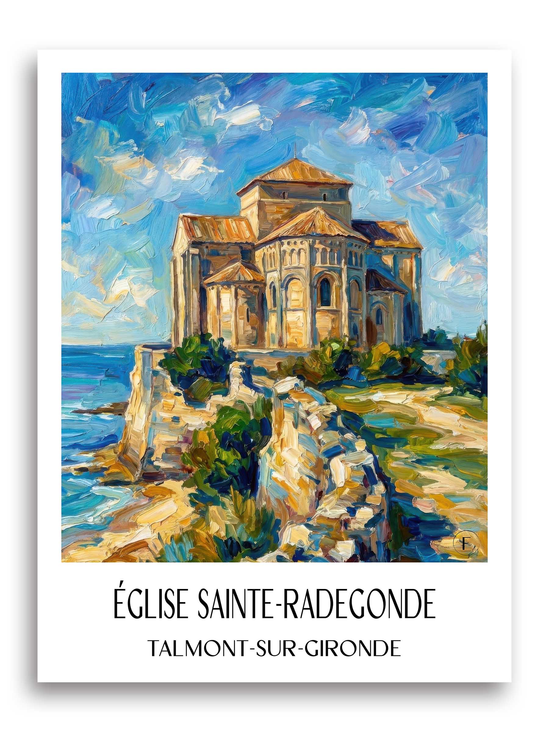 église-sainte-radegonde-talmont-sur-gironde-frankreich-poster-oil-painting-oelgemaelde