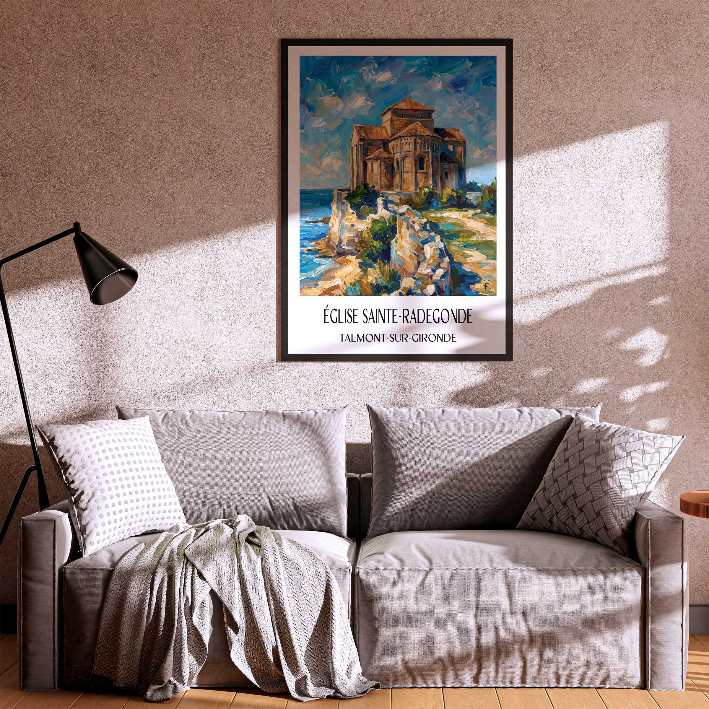 église-sainte-radegonde-talmont-sur-gironde-frankreich-poster-oil-painting-oelgemaelde