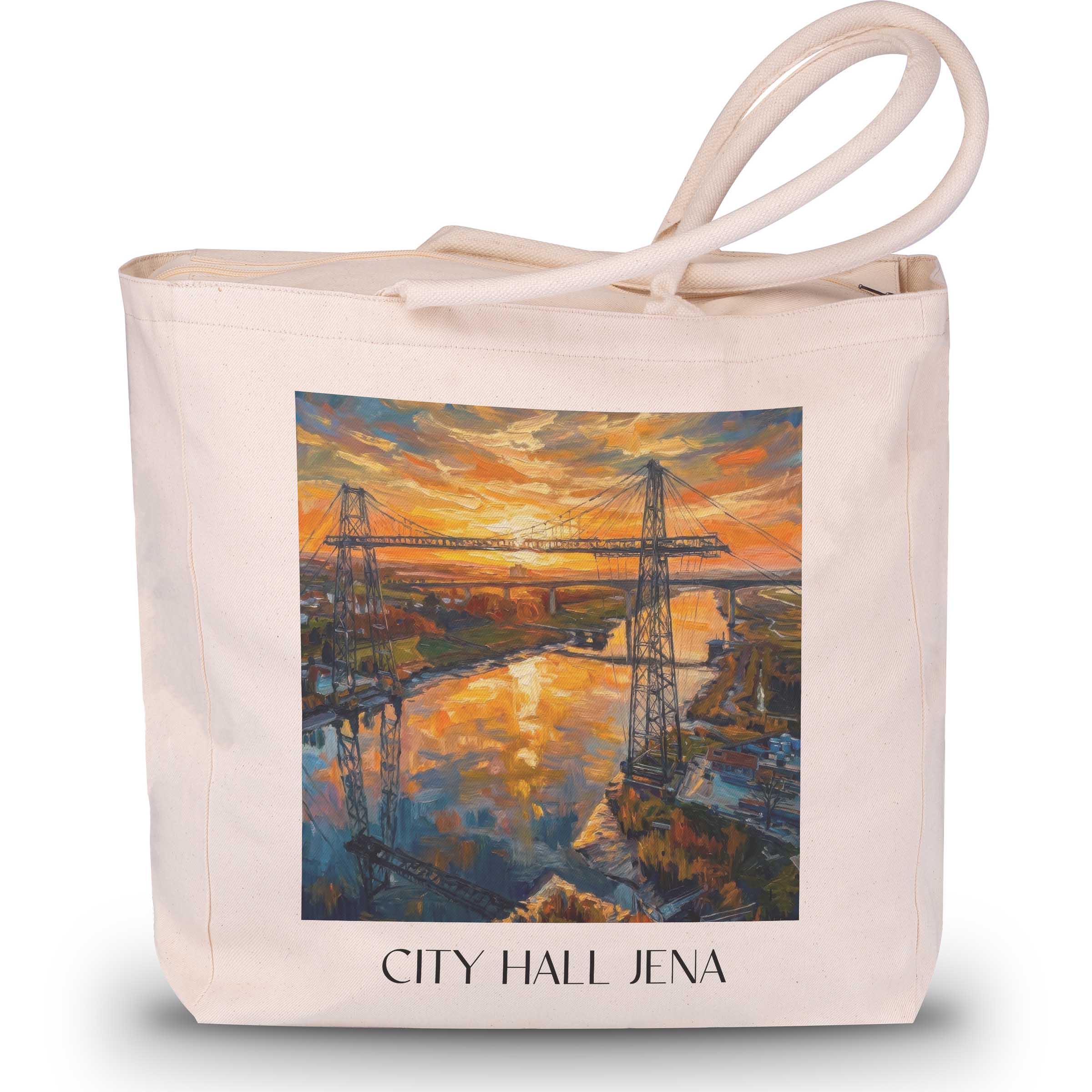 Pont Transbordeur Shopping Tasche - Rochefort - Frankreich Tote Bag - Einkaufstasche im Ölgemälde Stil