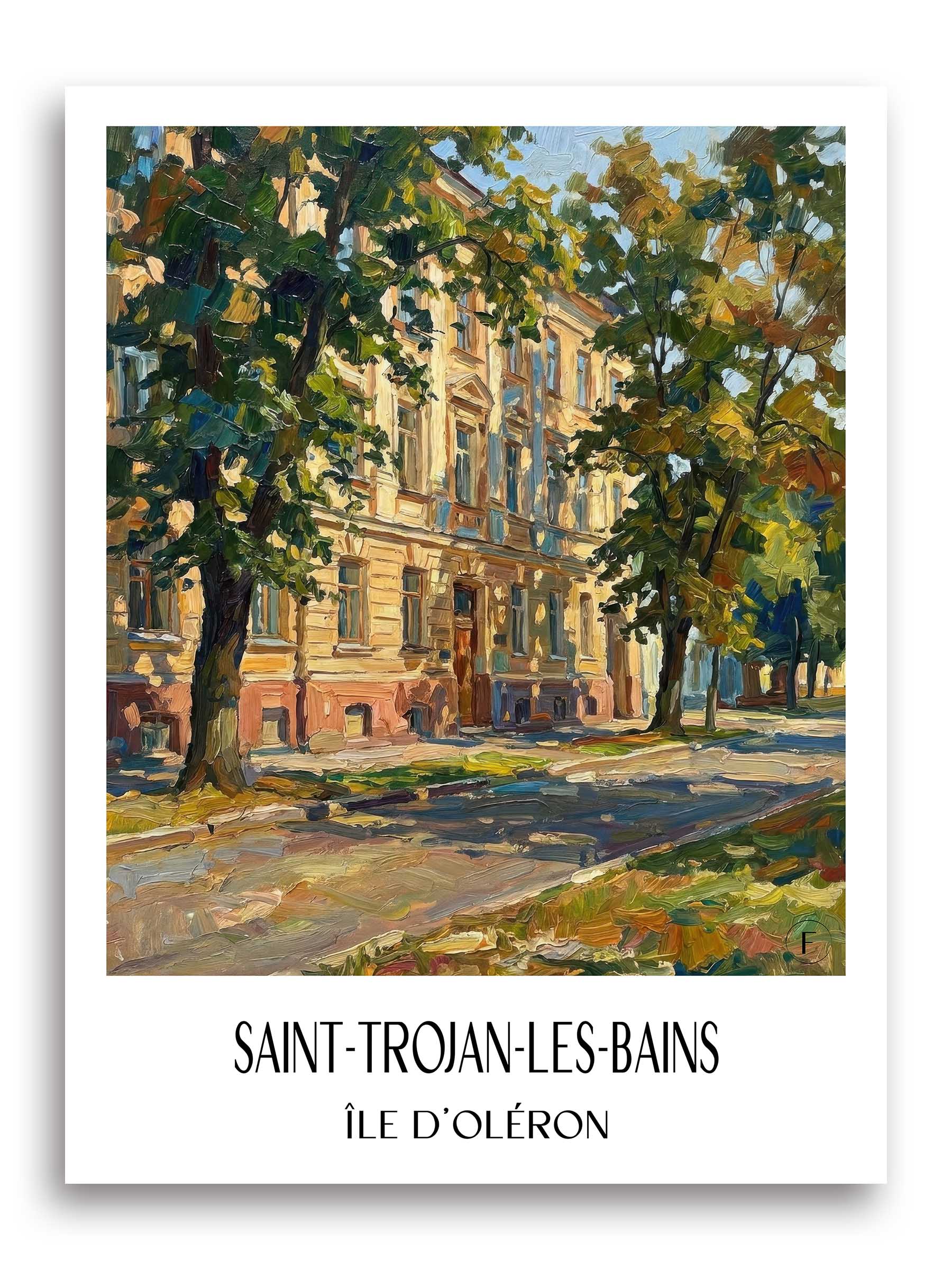 saint-trojan-les-bains-île-d'oléron-frankreich-poster-oil-painting-oelgemaelde