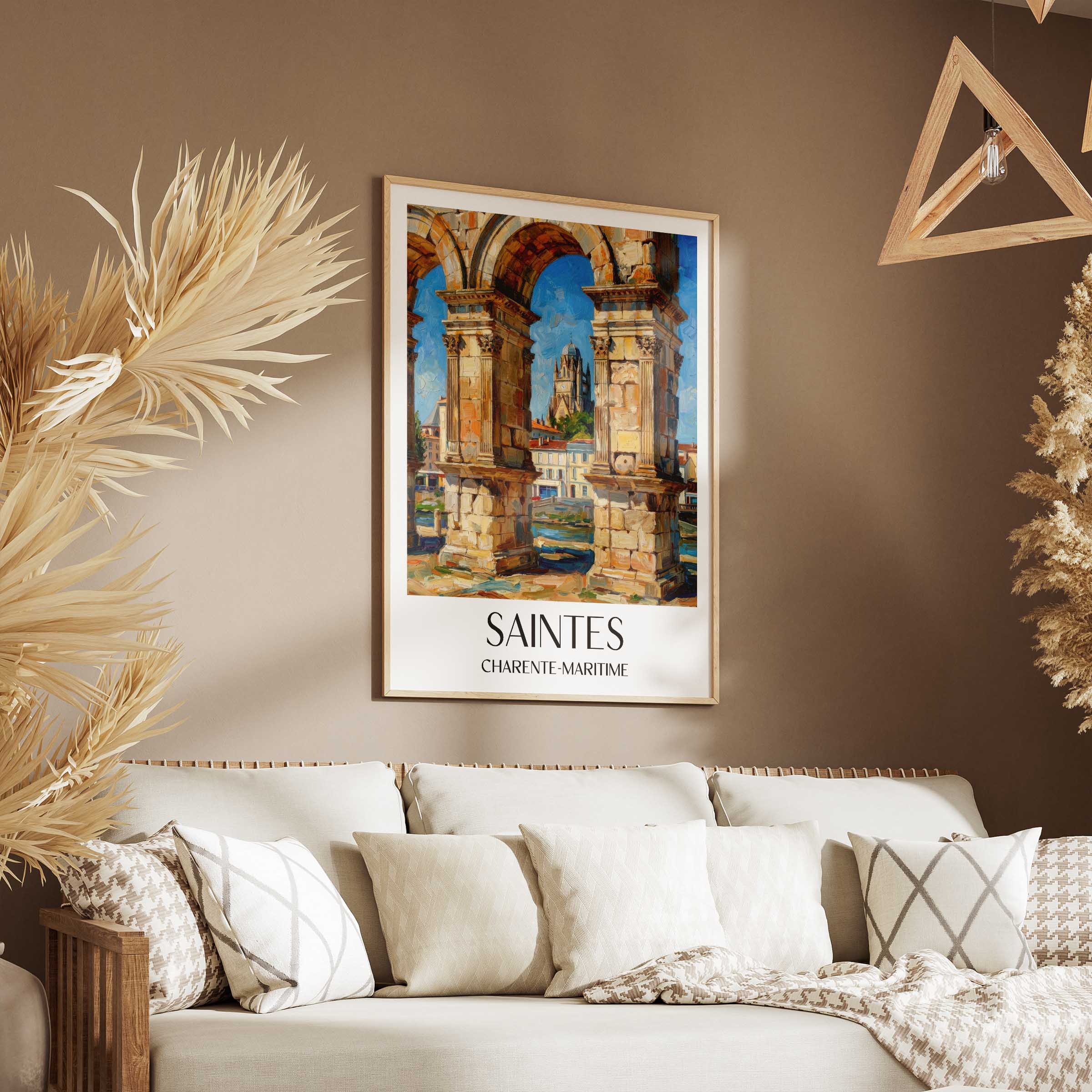 saintes-charente-maritime-frankreich-poster-oil-painting-oelgemaelde