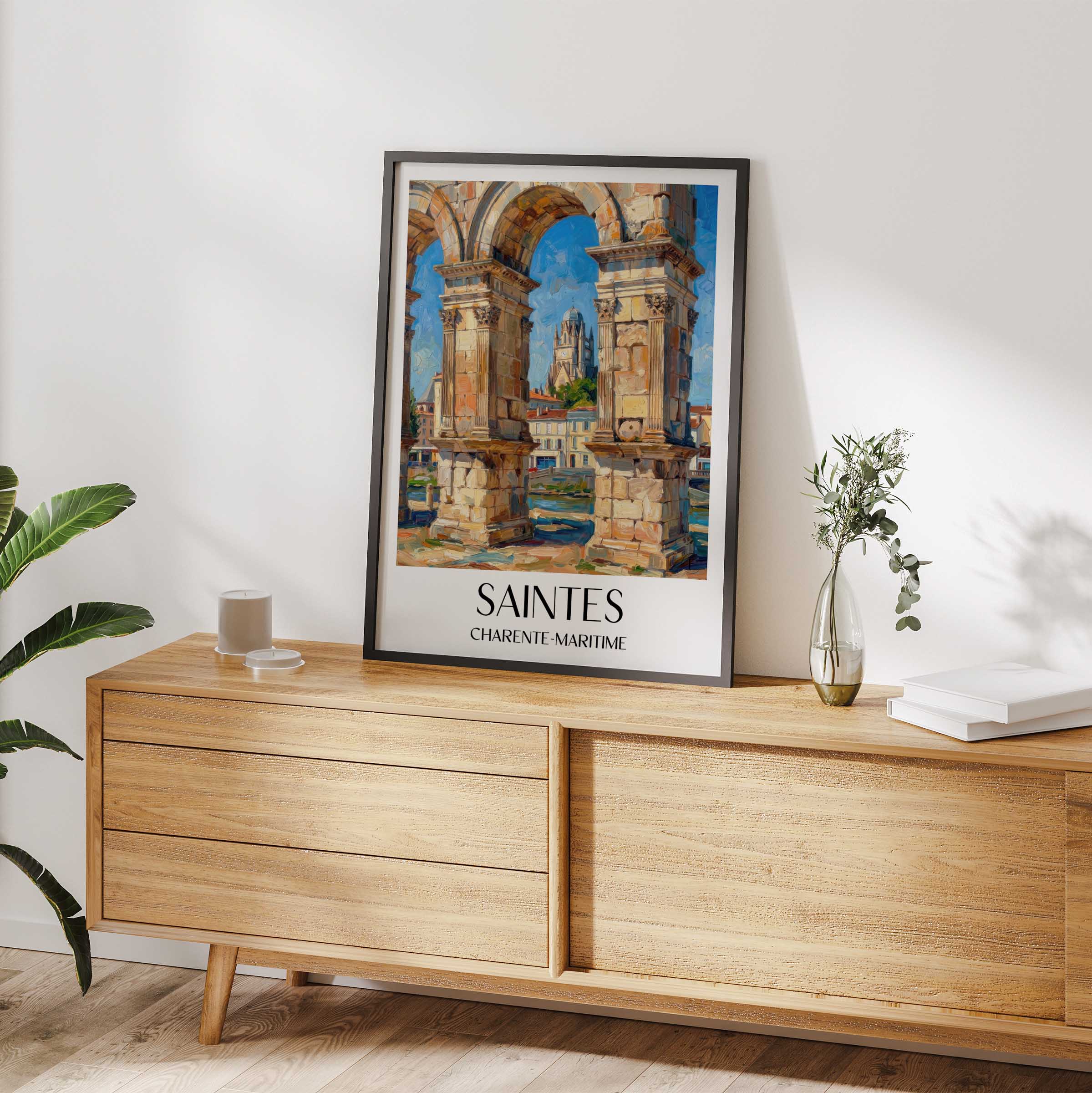 saintes-charente-maritime-frankreich-poster-oil-painting-oelgemaelde