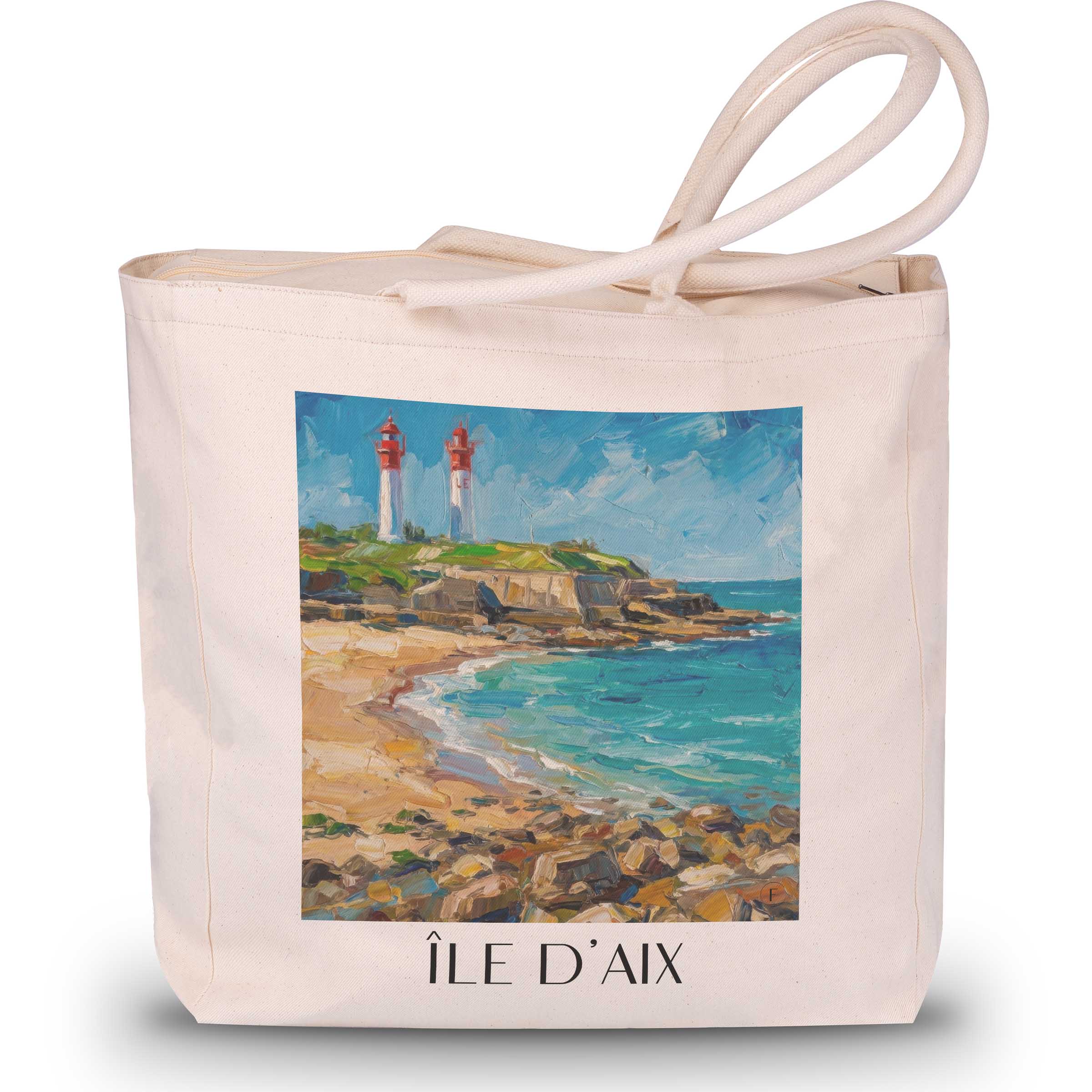 île-d'aix-charente-maritime-frankreich-einkaufstasche-oil-painting-oelgemaelde
