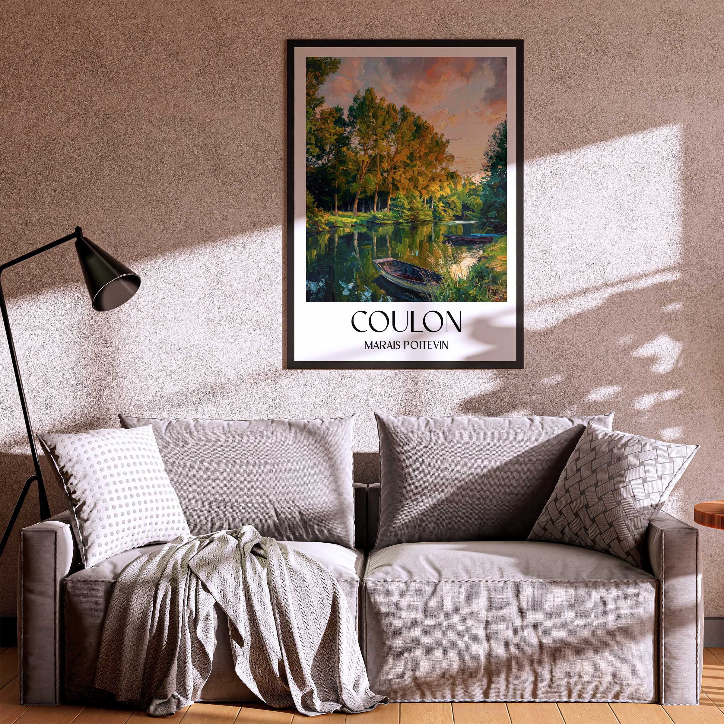 coulon-marais-poitevin-frankreich-poster-oil-painting-oelgemaelde