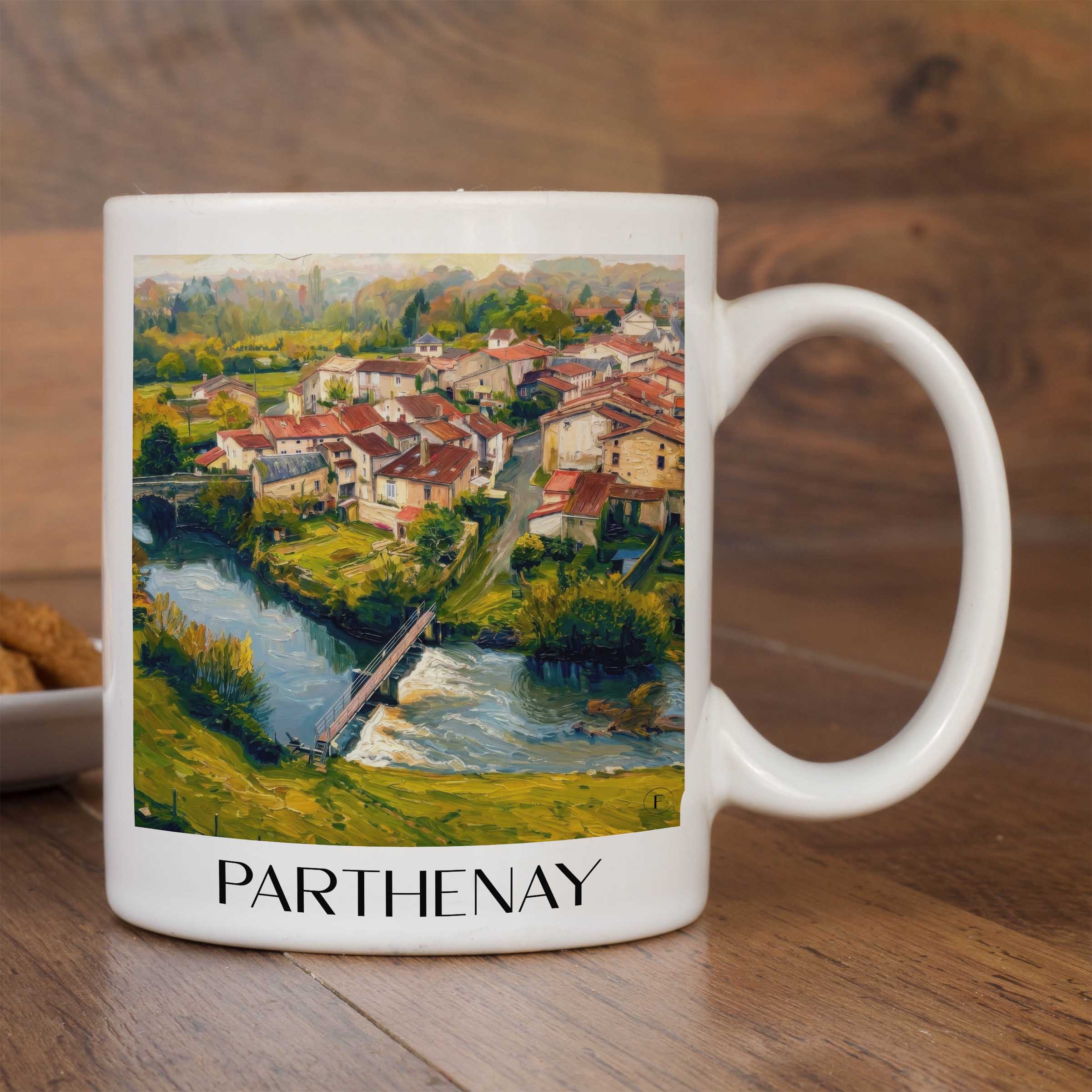 parthenay-deux-sèvres-frankreich-kaffeebecher-oil-painting-oelgemaelde