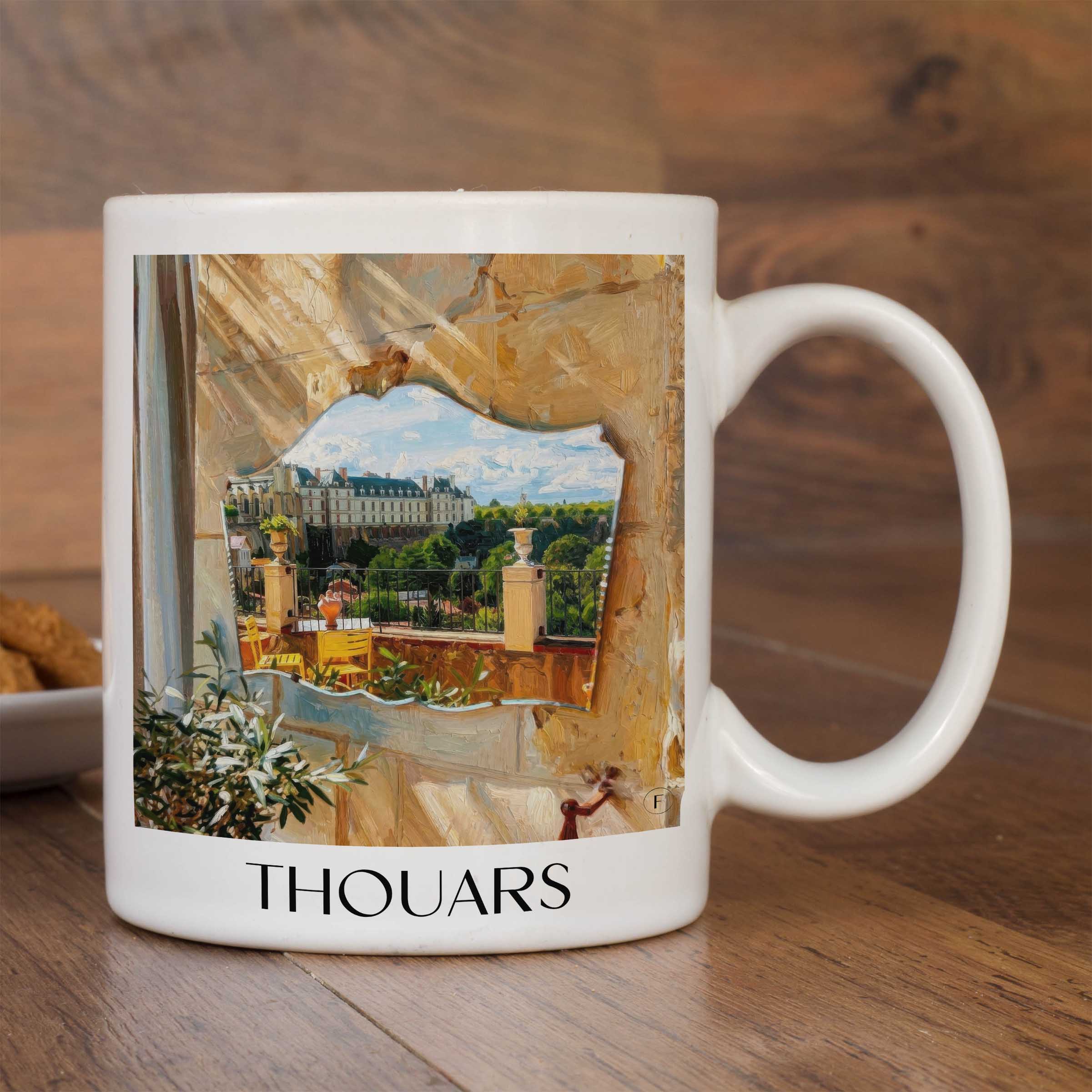 thouars-deux-sèvres-frankreich-kaffeebecher-oil-painting-oelgemaelde