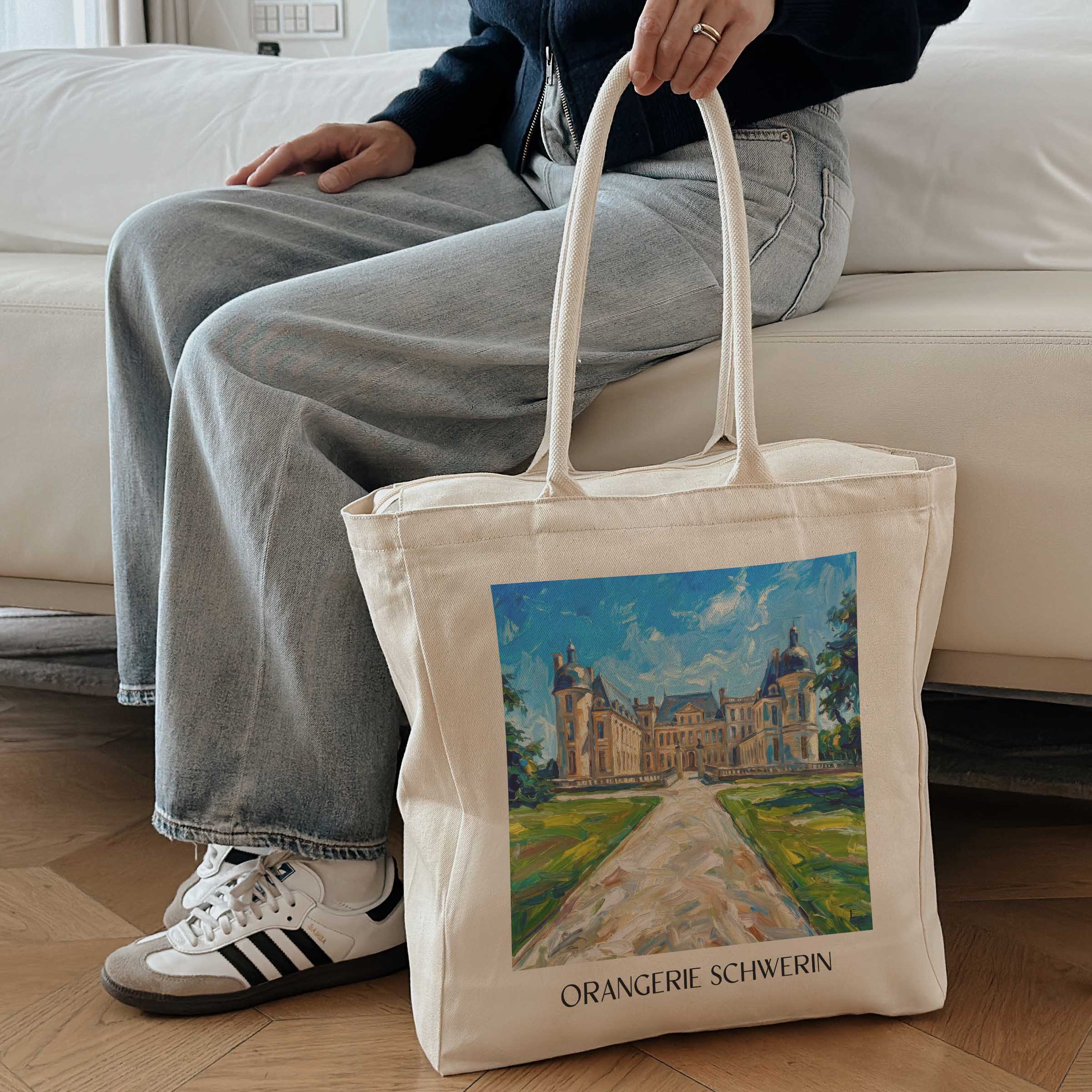 château-d'oiron-deux-sèvres-frankreich-einkaufstasche-oil-painting-oelgemaelde