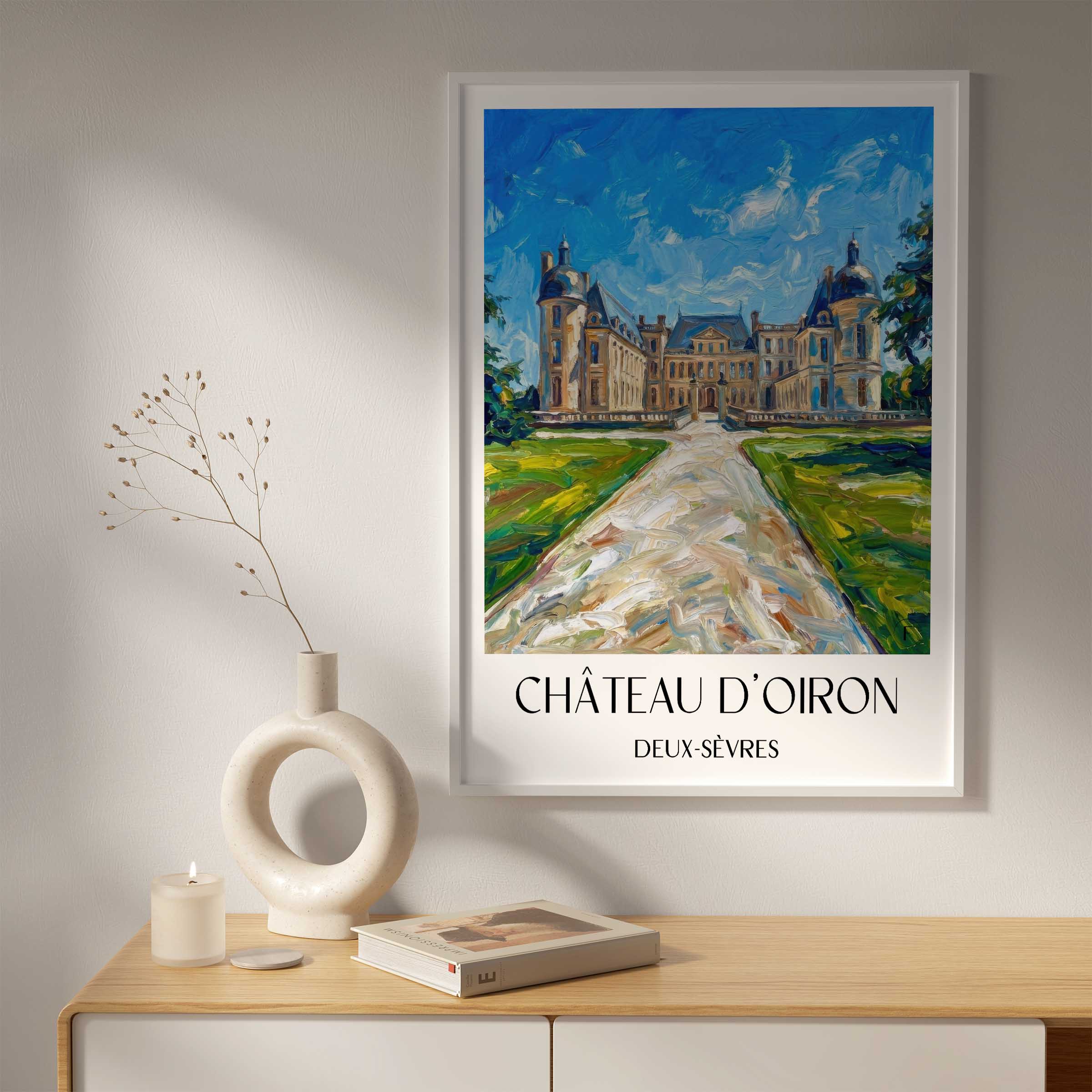 château-d'oiron-deux-sèvres-frankreich-poster-oil-painting-oelgemaelde