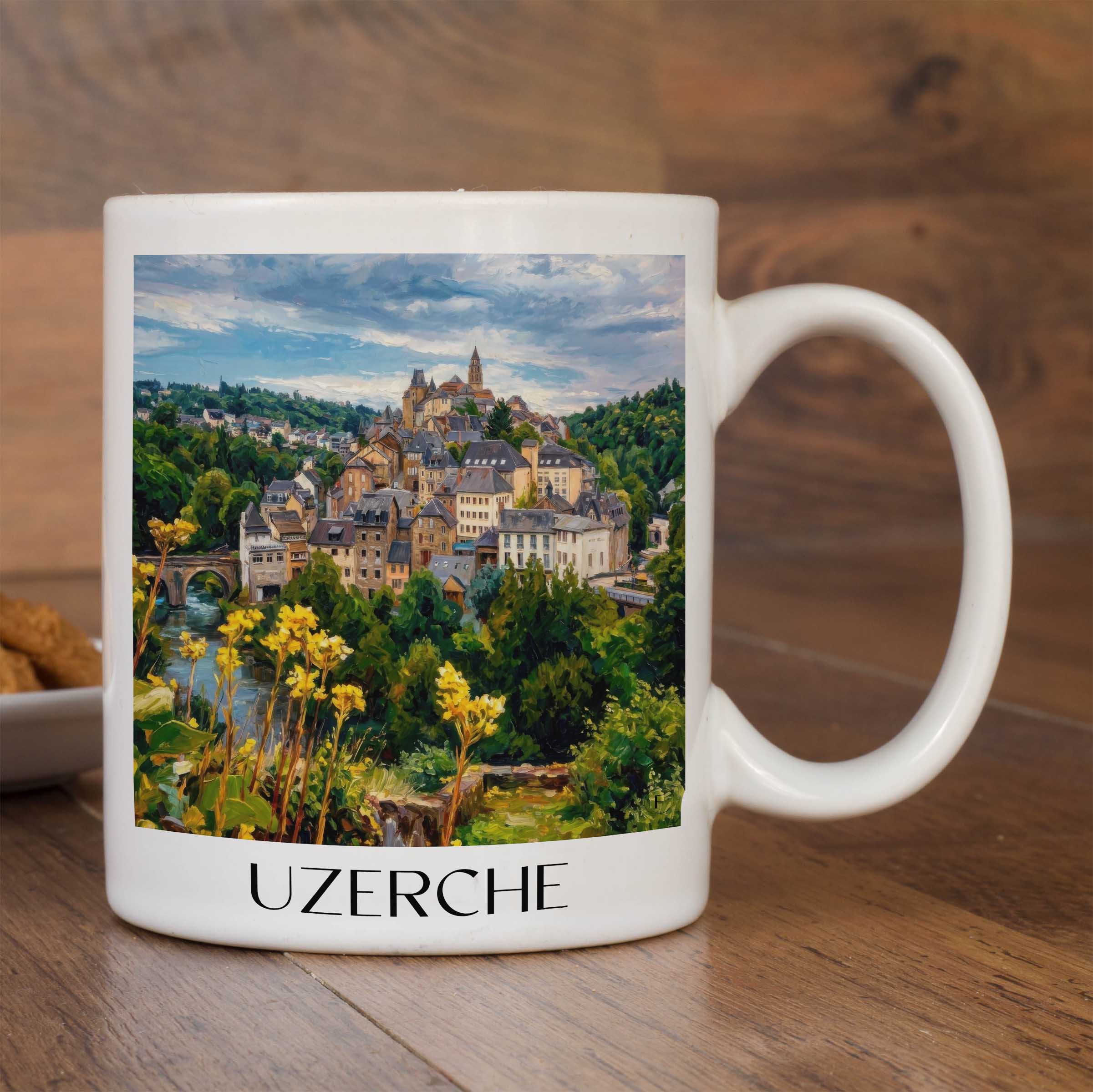 uzerche-corrèze-frankreich-kaffeebecher-oil-painting-oelgemaelde