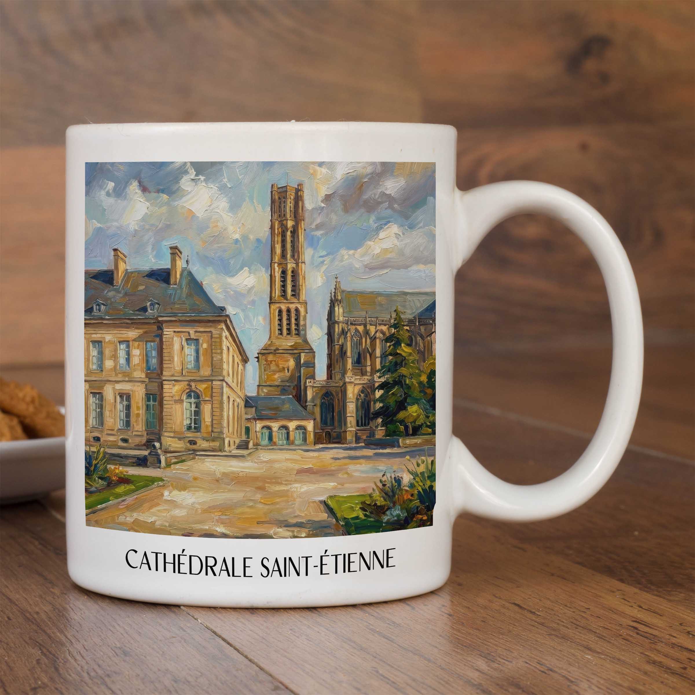 cathédrale-saint-étienne-limoges-frankreich-kaffeebecher-oil-painting-oelgemaelde