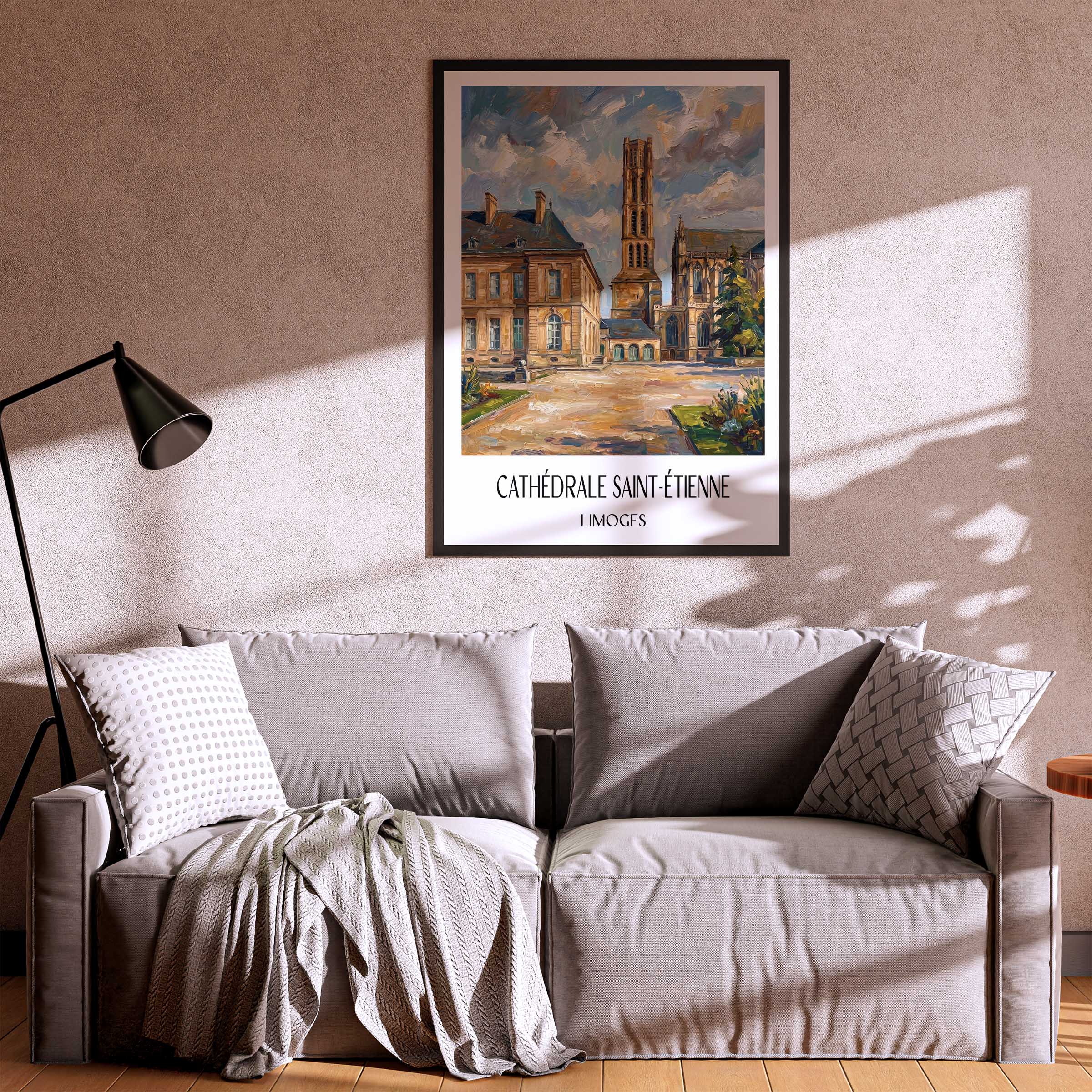 cathédrale-saint-étienne-limoges-frankreich-poster-oil-painting-oelgemaelde