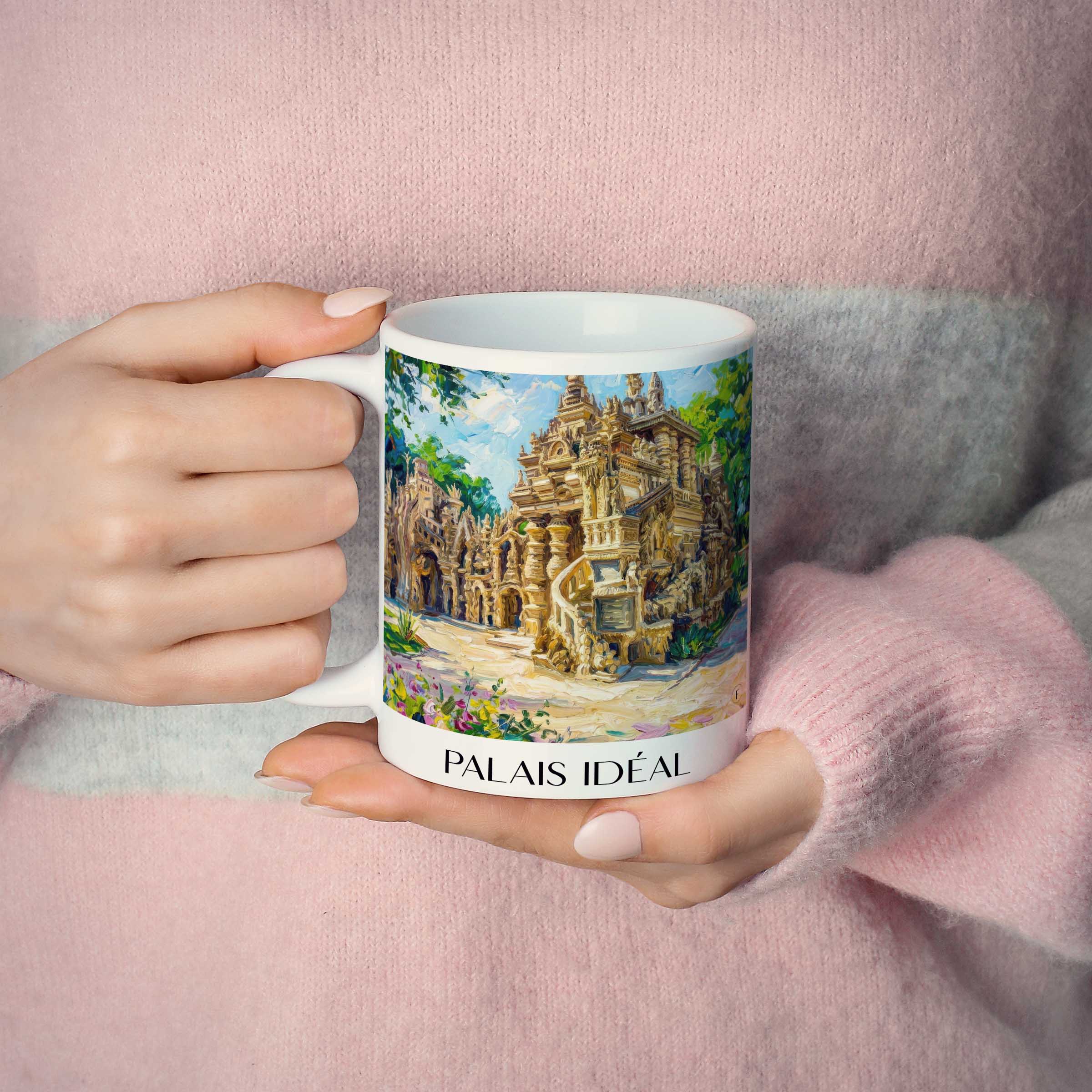 palais-idéal-hauterives-frankreich-kaffeebecher-oil-painting-oelgemaelde