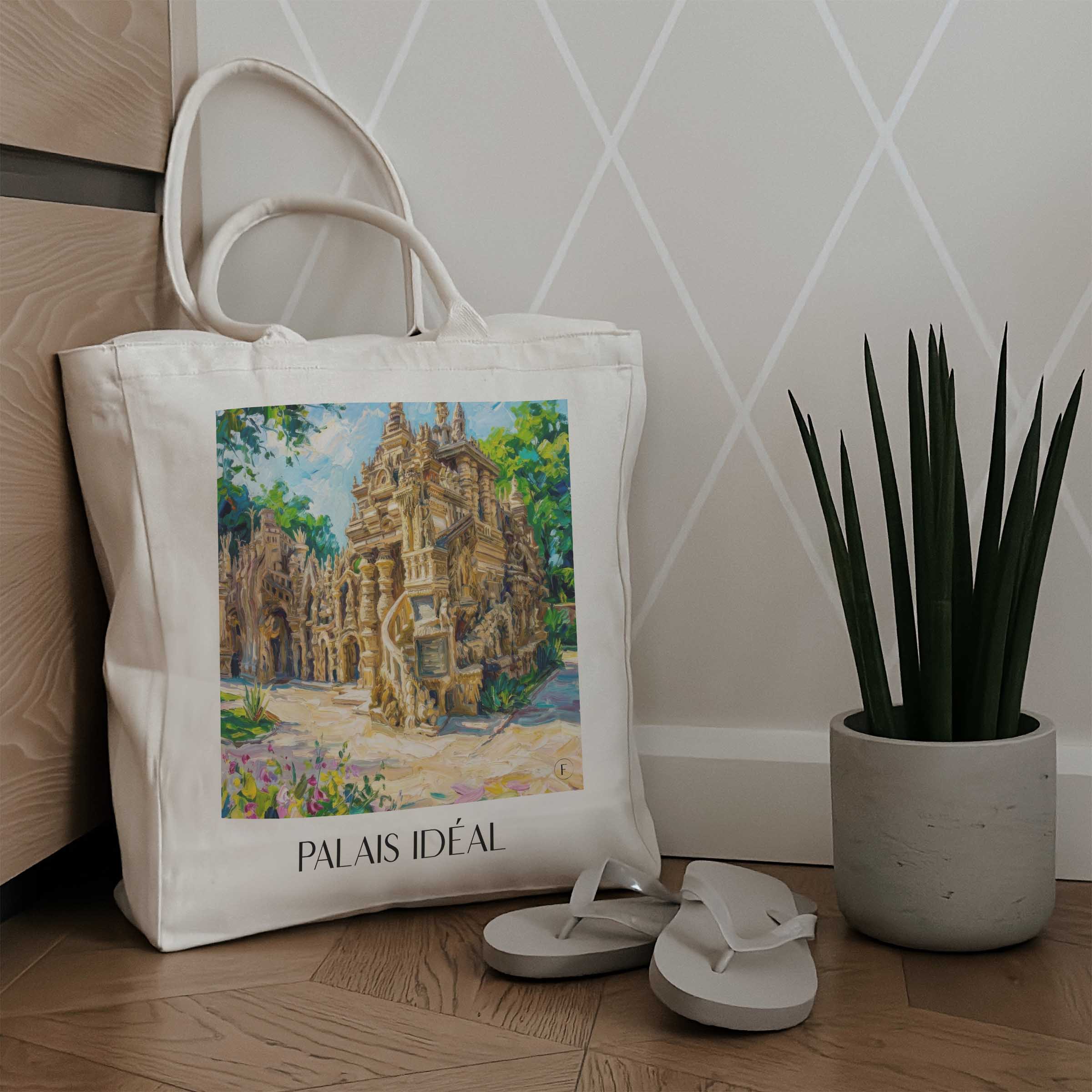 palais-idéal-hauterives-frankreich-einkaufstasche-oil-painting-oelgemaelde