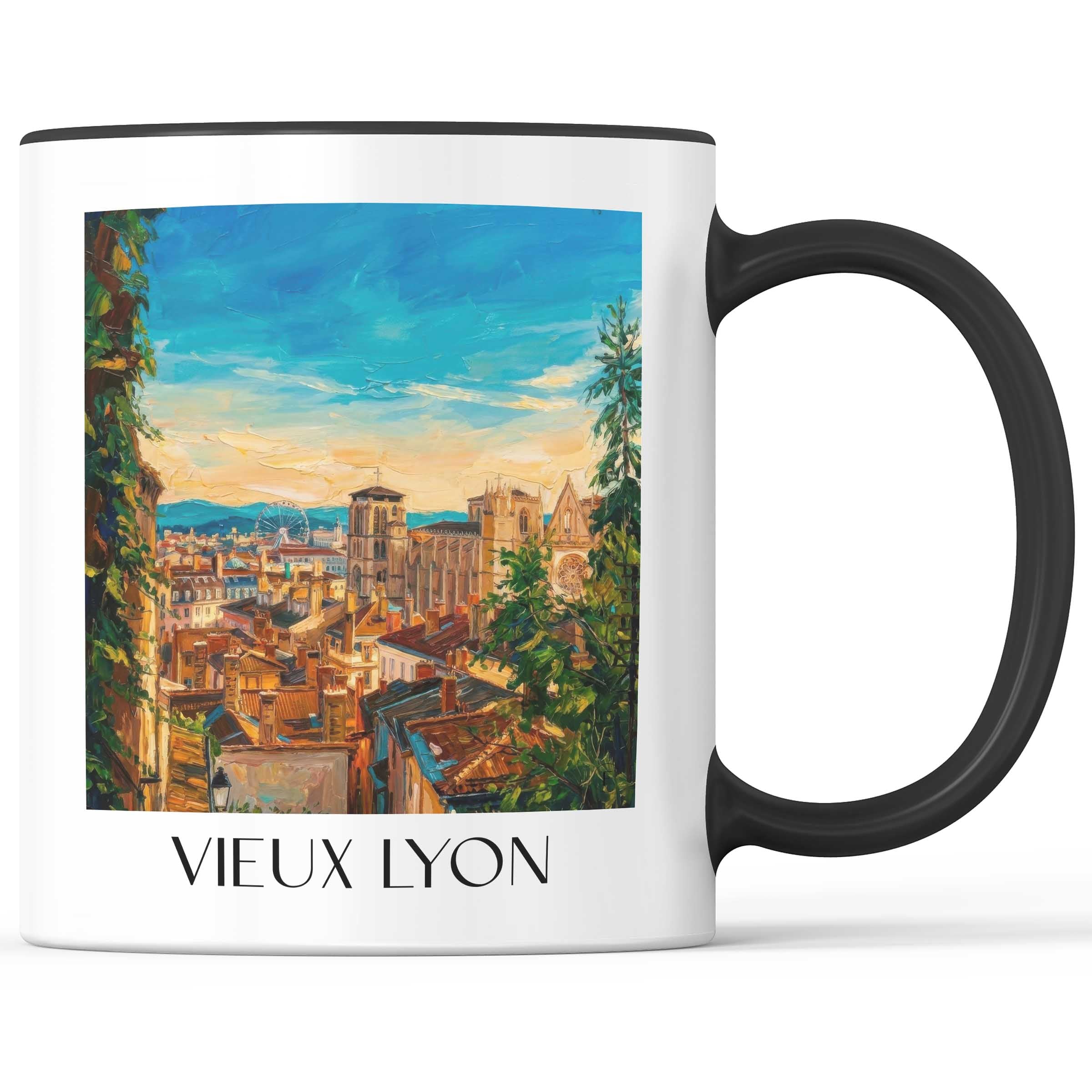 vieux-lyon-rhône-frankreich-kaffeebecher-oil-painting-oelgemaelde