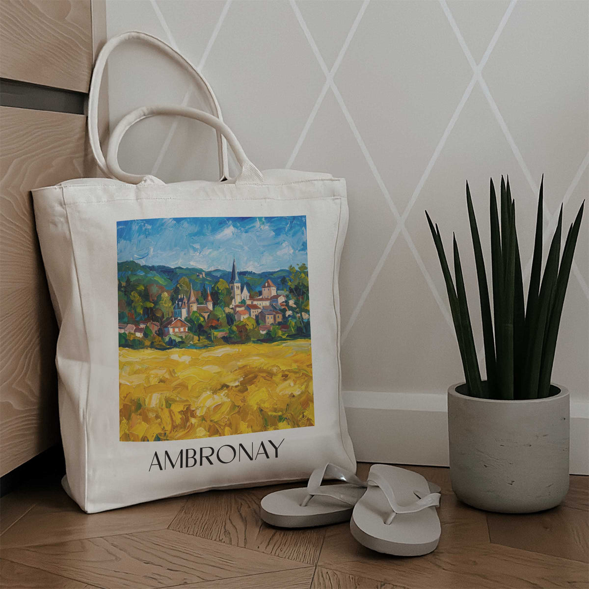 ambronay-ain-frankreich-einkaufstasche-oil-painting-oelgemaelde