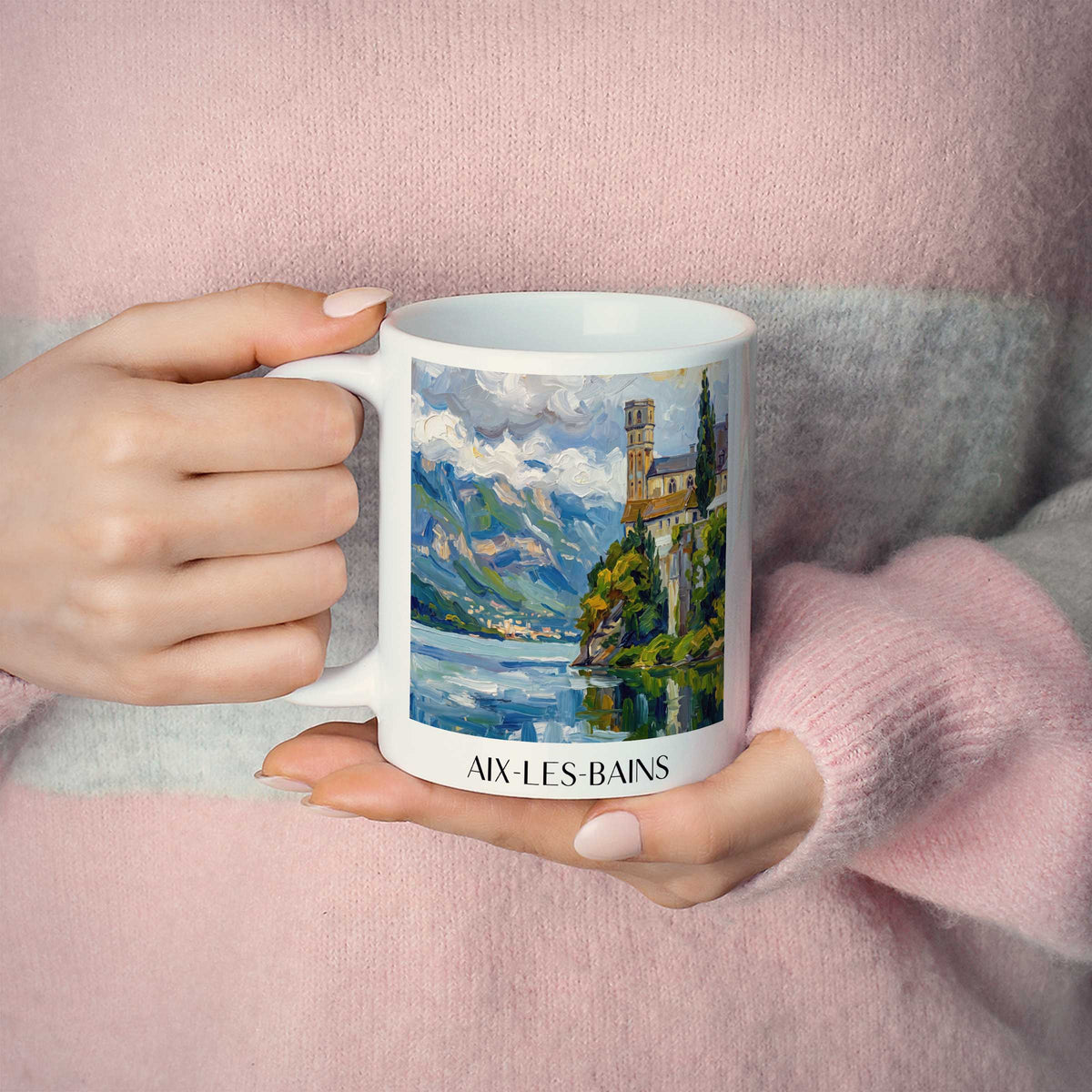 aix-les-bains-savoie-frankreich-kaffeebecher-oil-painting-oelgemaelde