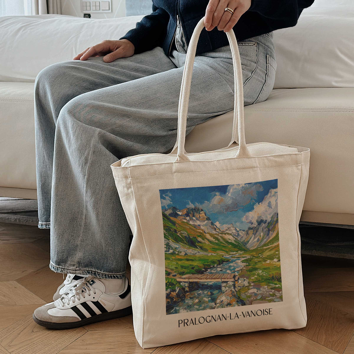 pralognan-la-vanoise-vanoise-frankreich-einkaufstasche-oil-painting-oelgemaelde