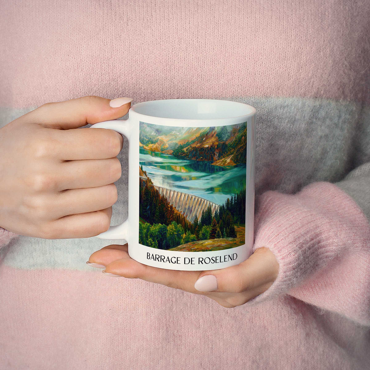 barrage-de-roselend-beaufortain-frankreich-kaffeebecher-oil-painting-oelgemaelde