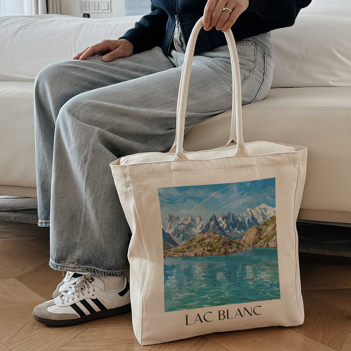 lac-blanc-massif-du-mont-blanc-frankreich-einkaufstasche-oil-painting-oelgemaelde