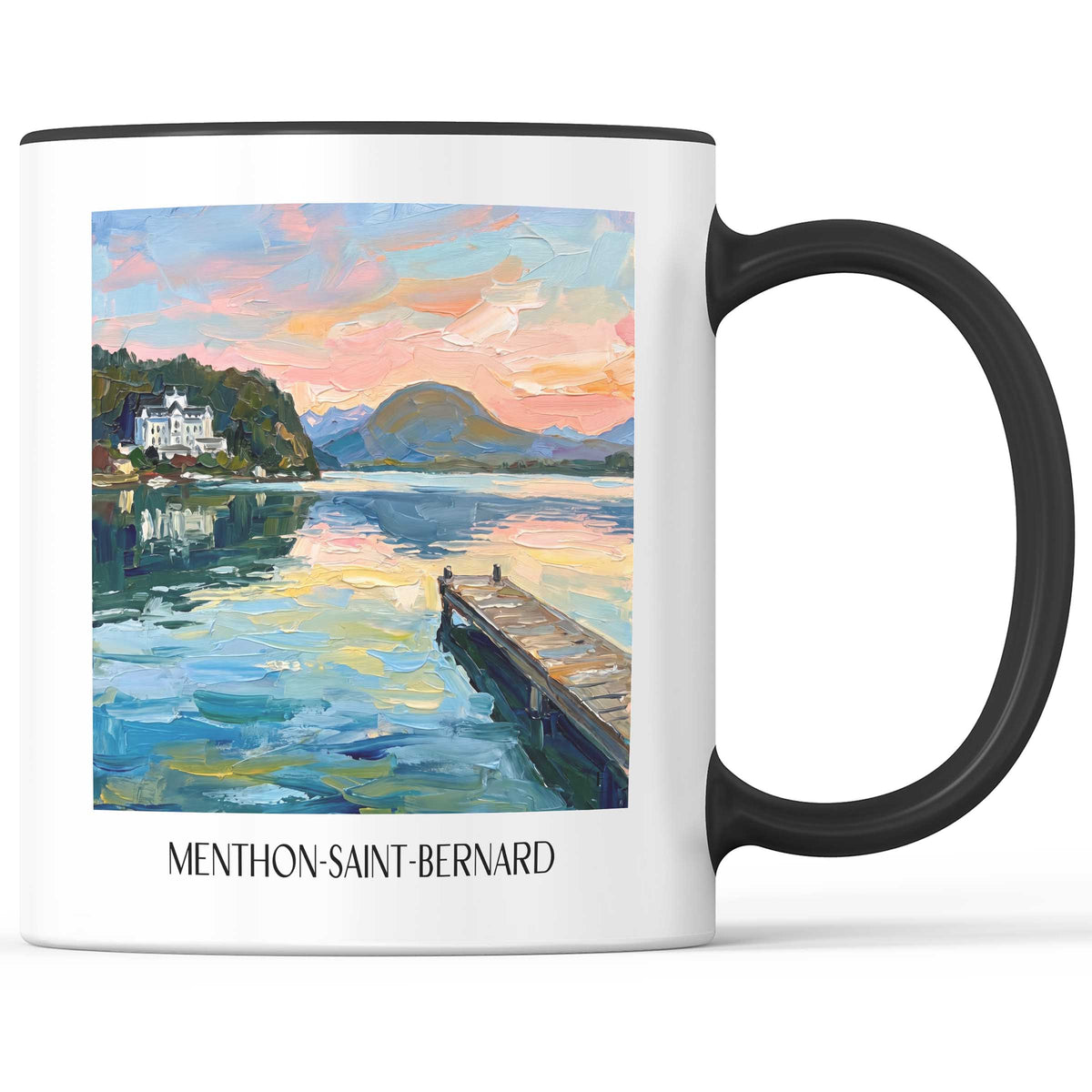 menthon-saint-bernard-lac-d'annecy-frankreich-kaffeebecher-oil-painting-oelgemaelde