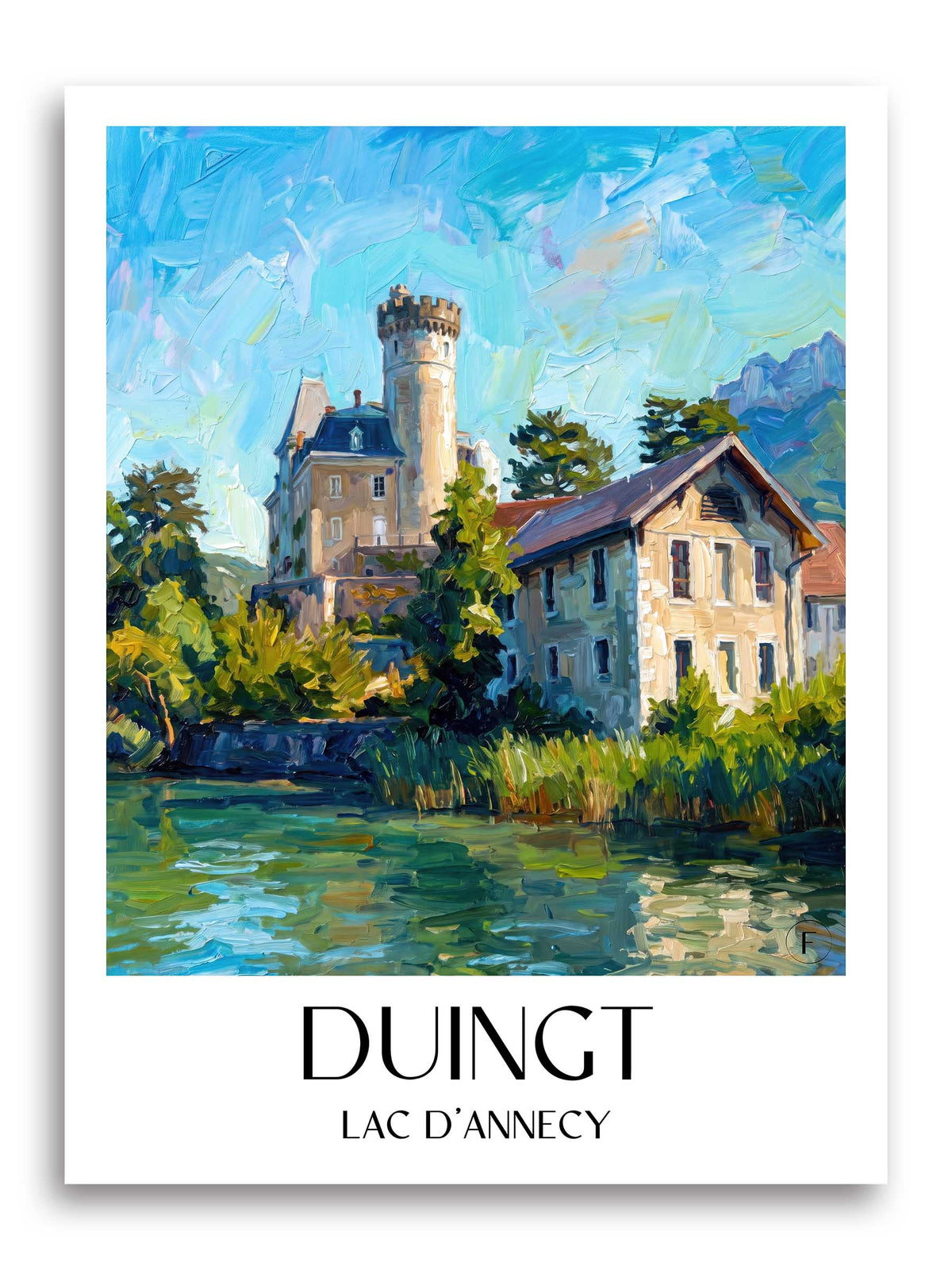 duingt-lac-d'annecy-frankreich-poster-oil-painting-oelgemaelde