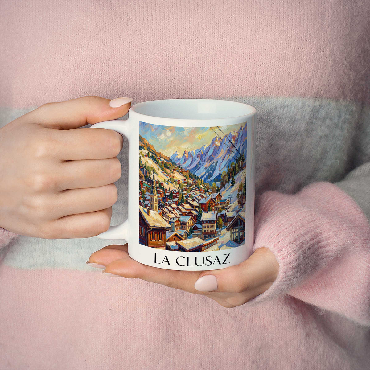 la-clusaz-aravis-frankreich-kaffeebecher-oil-painting-oelgemaelde